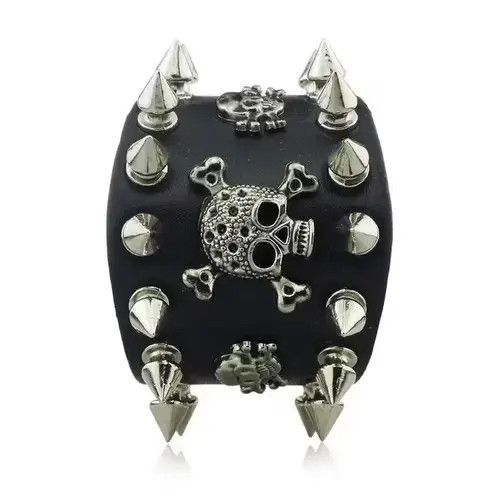 Jewelry Spikes Rivet Skeleton Bracelets Bangles Size ONE SIZE - 2 Thumbnail