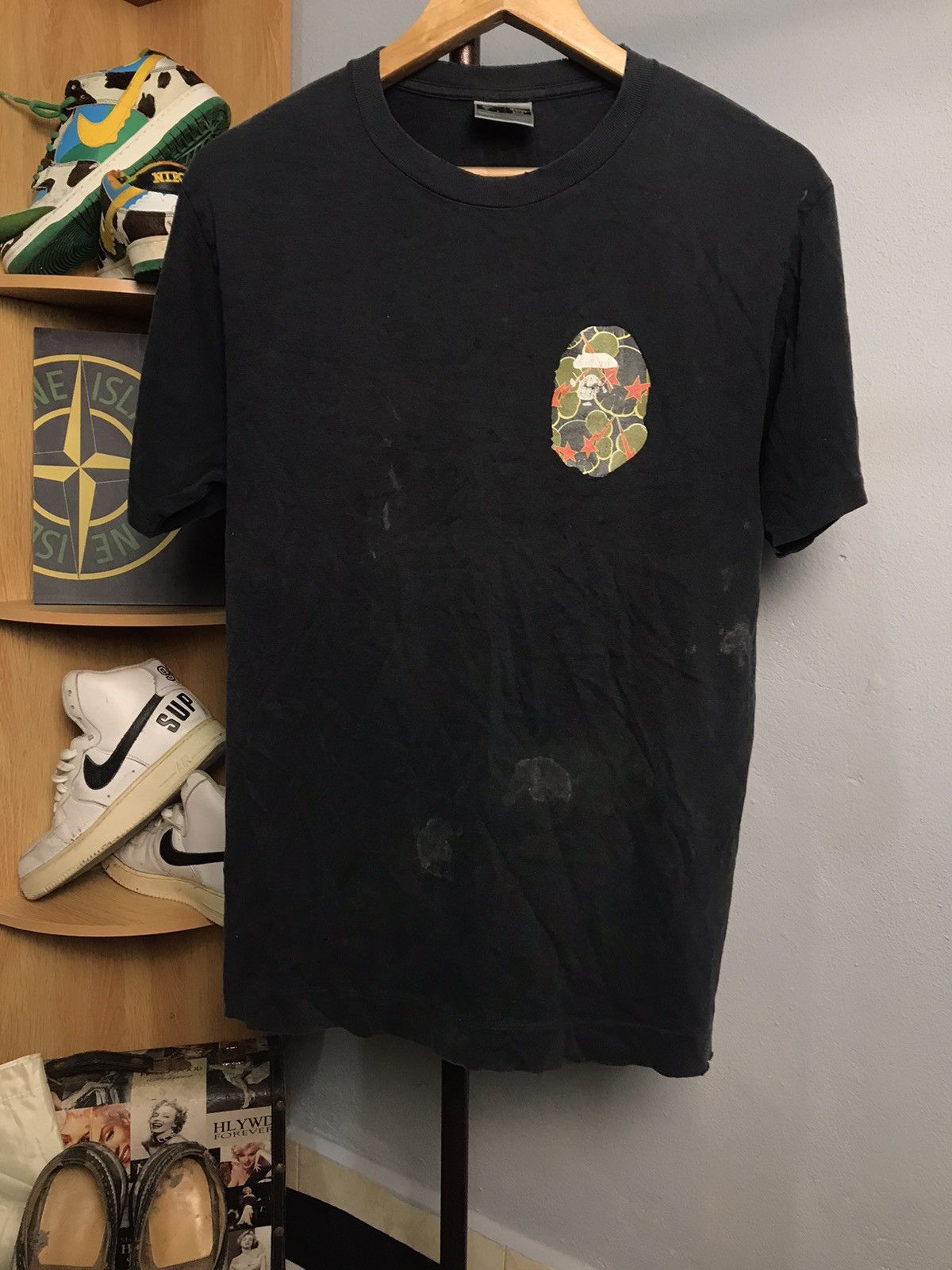 Bape × Kaws Bape Kaws Ape Head Tee Size US M / EU 48-50 / 2 - 1 Thumbnail