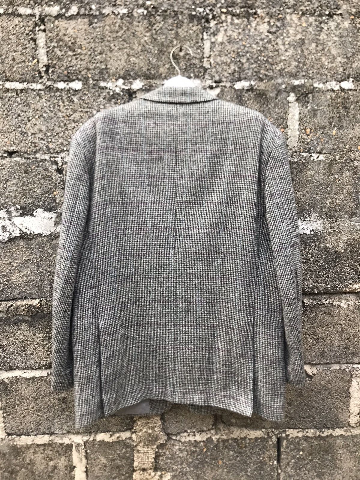 Harris Tweed ⚡️Vintage Ginza Harris Tweed Wool Button Coat Size 52R - 11 Thumbnail