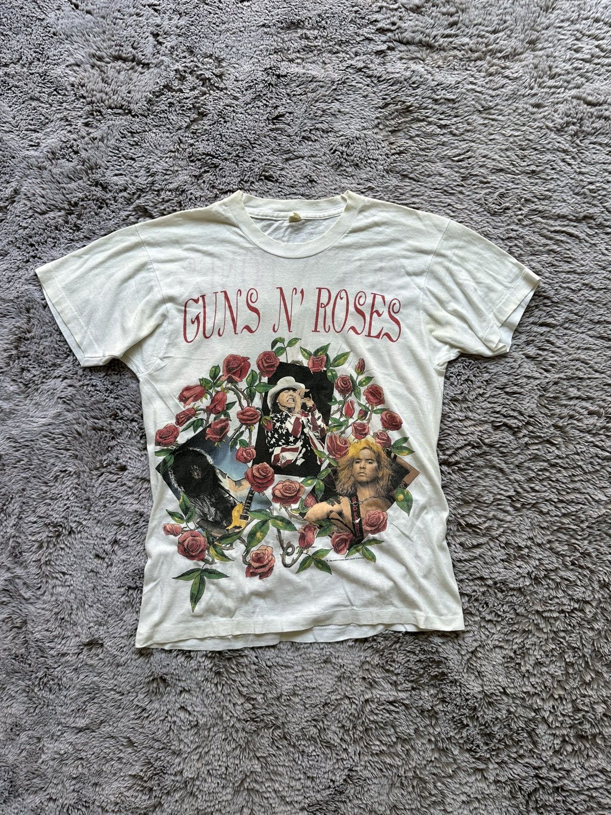 Other Vintage 1993 Guns N Rose Skin N Bones Tour Tee Screen Stars Size US L / EU 52-54 / 3 - 1 Thumbnail