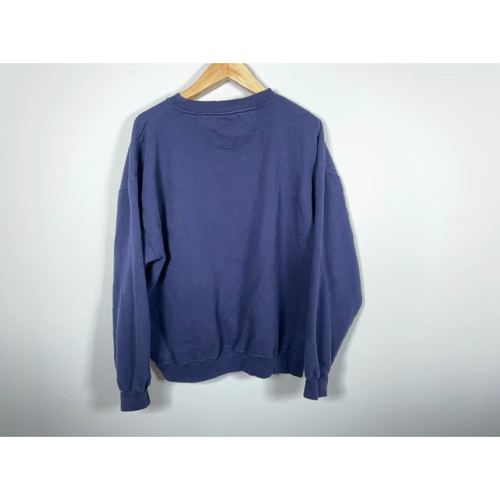 Vintage VINTAGE University of Pittsburgh Sweatshirt Crewneck 2XL Blue Embroidered Mens Pullover, College, 90s, Red Oak Size US XXL / EU 58 / 5 - 2 Thumbnail
