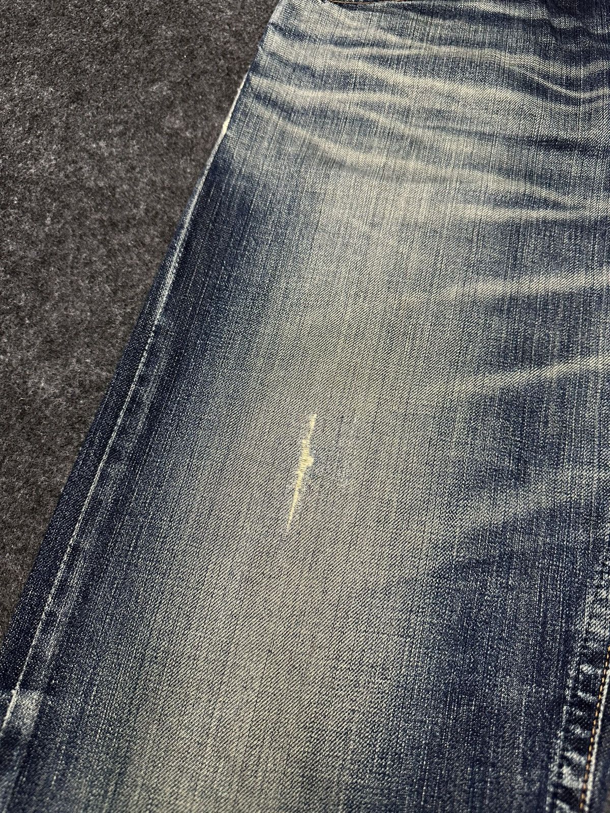 Edwin 90s Vintage Edwin XV 403 MudWash Distressed Denim 34x29 F27 Size US 34 / EU 50 - 3 Thumbnail