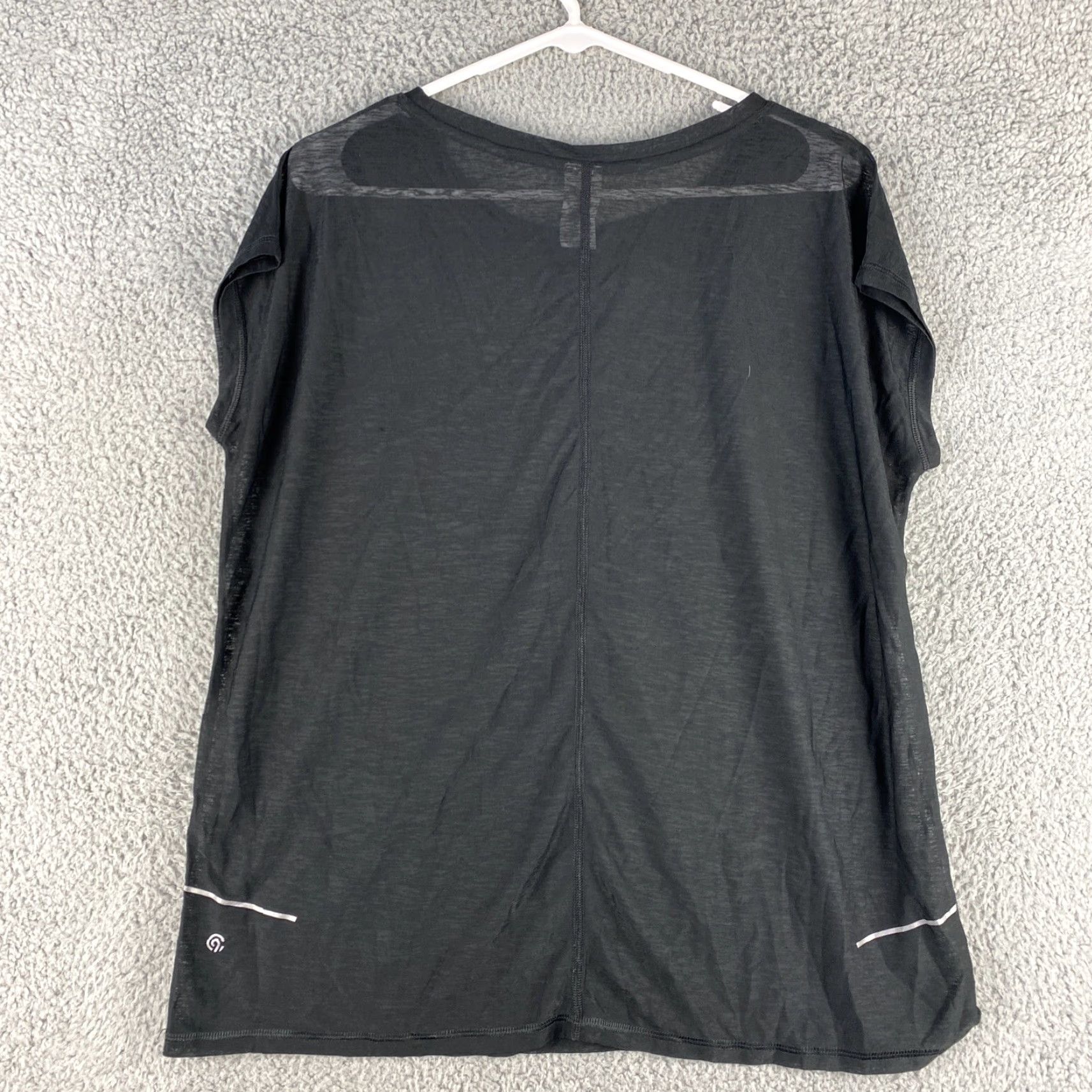 Reebok Reebok Shirt Women's Large Black Dri-Fit Running Short Sleeve Active / 45-13 Size L / US 10 / IT 46 - 7 Thumbnail