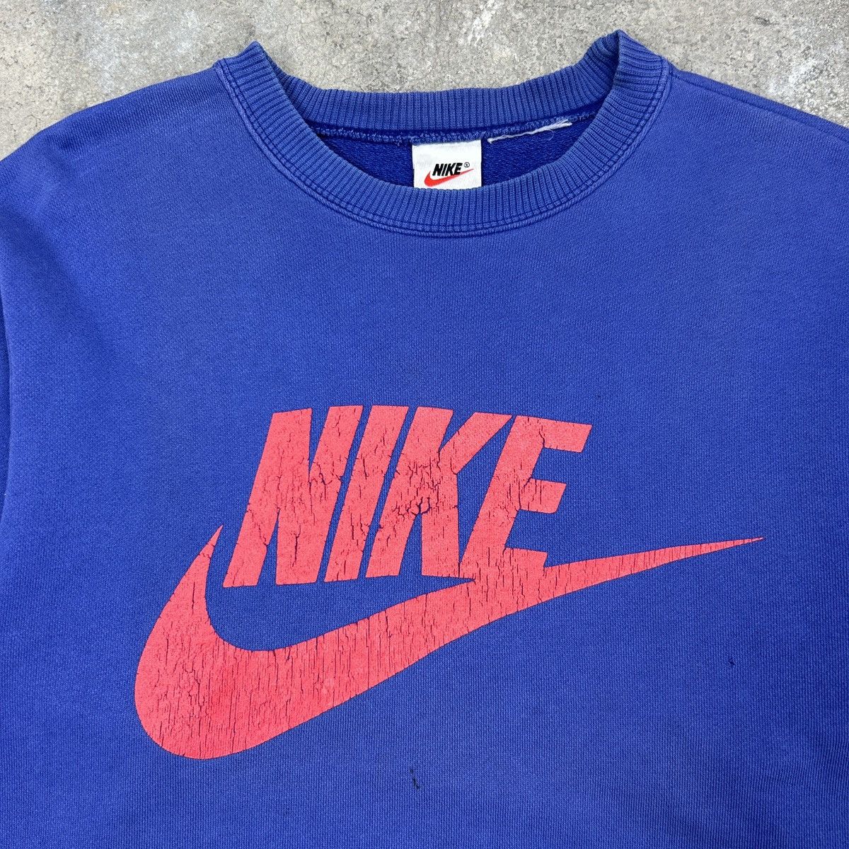 Nike × Vintage 80s 90s Nike Swoosh Sweatshirt Size US M / EU 48-50 / 2 - 5 Thumbnail