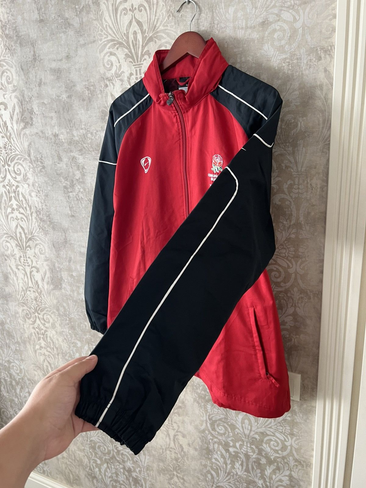 Nike Vintage Nike Community Rugby Trainer Jacket nylon Size US L / EU 52-54 / 3 - 8 Thumbnail