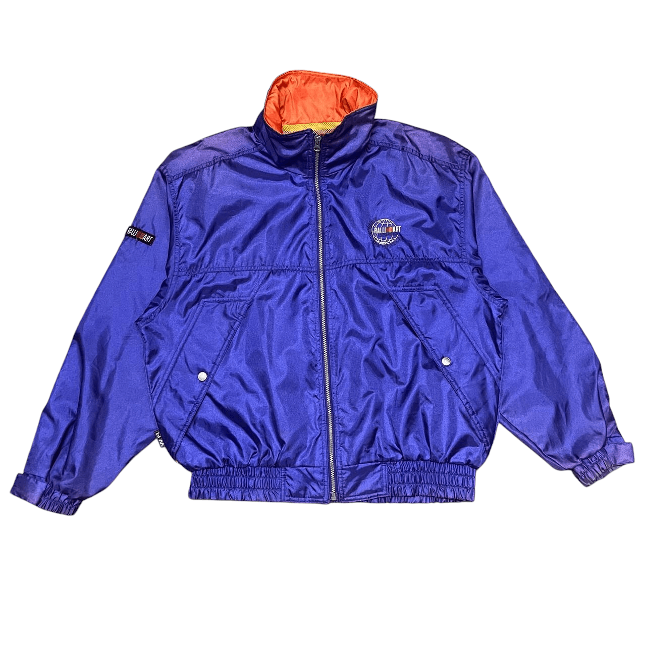 Japanese Brand Vintage Ralli Art Mitsubishi Motor Sport Racing Jacket Size US L / EU 52-54 / 3 - 5 Thumbnail