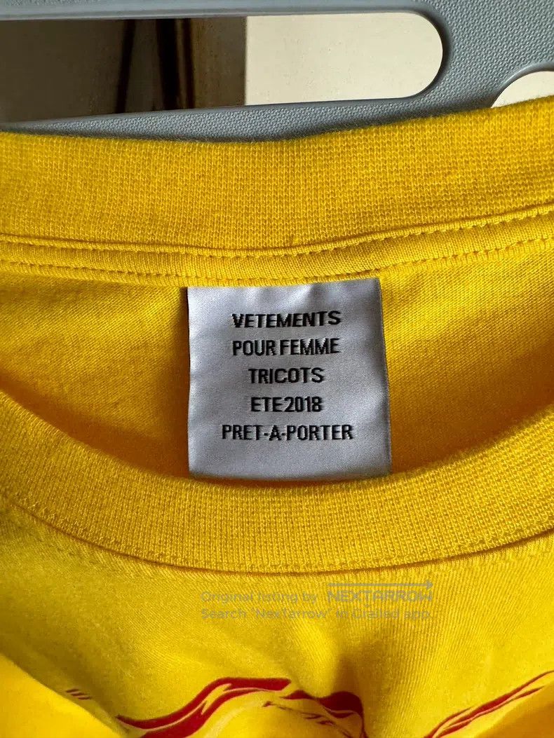 Vetements Vetements short sleeves Size US S / EU 44-46 / 1 - 6 Thumbnail