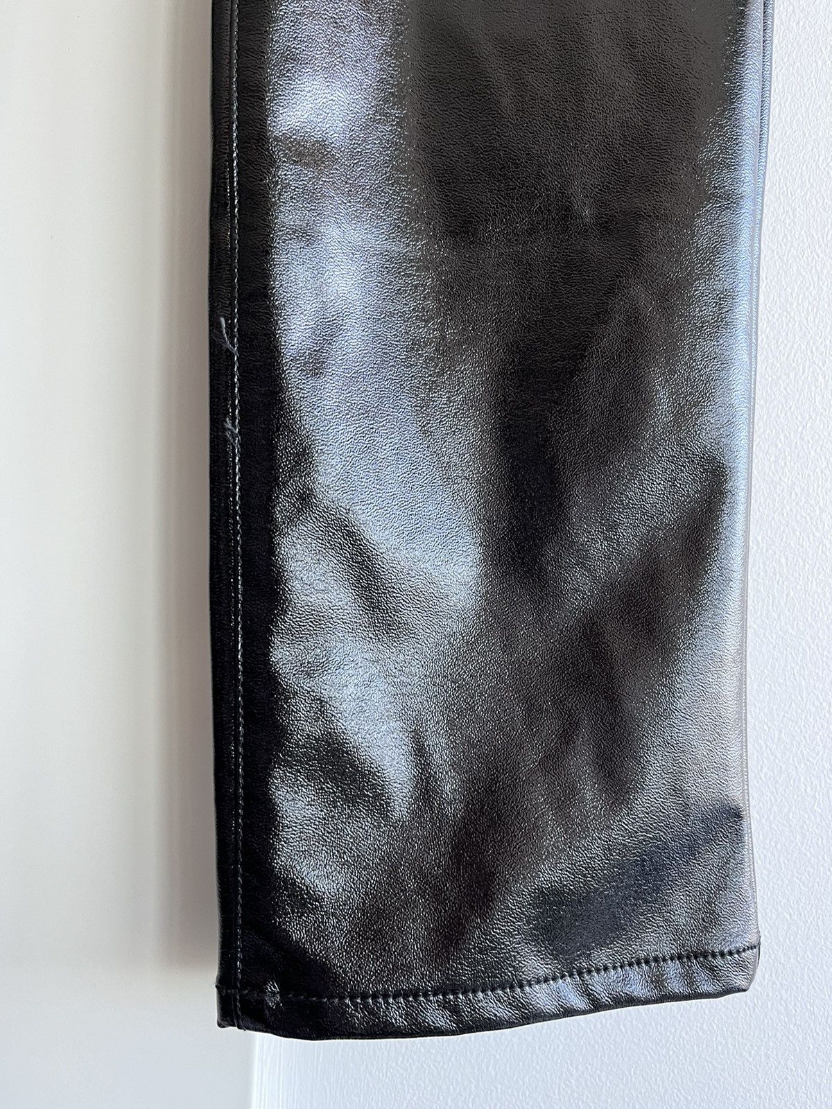 Saint Laurent Paris × Yves Saint Laurent Brand New Runway Saint Laurent Leather Wax Shiny Pant Size US 34 / EU 50 - 16 Thumbnail
