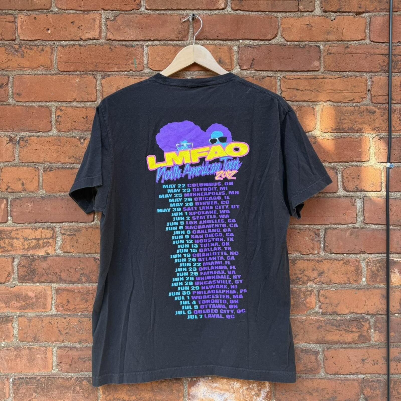 Tultex LMFAO sorry for party rocking tour t shirt 2012 L Size US L / EU 52-54 / 3 - 5 Thumbnail