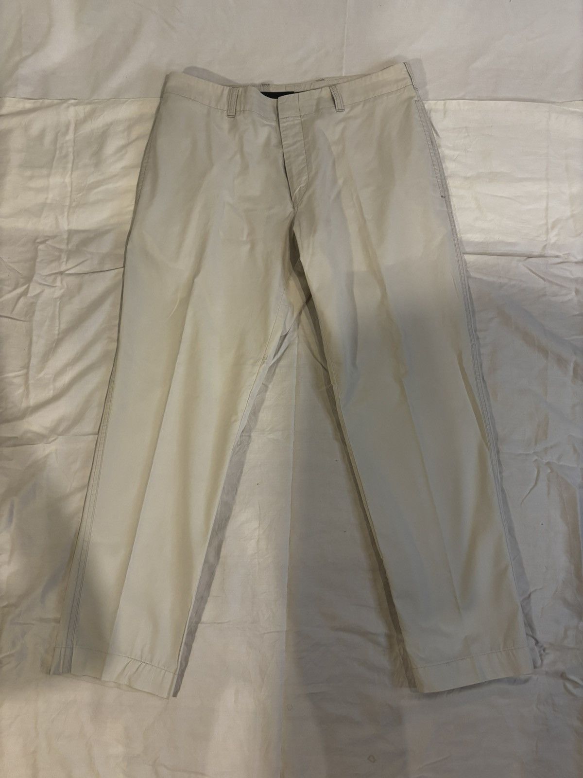 Hugo Boss White Casual Pants.OP670 Size US 32 / EU 48 - 1 Thumbnail
