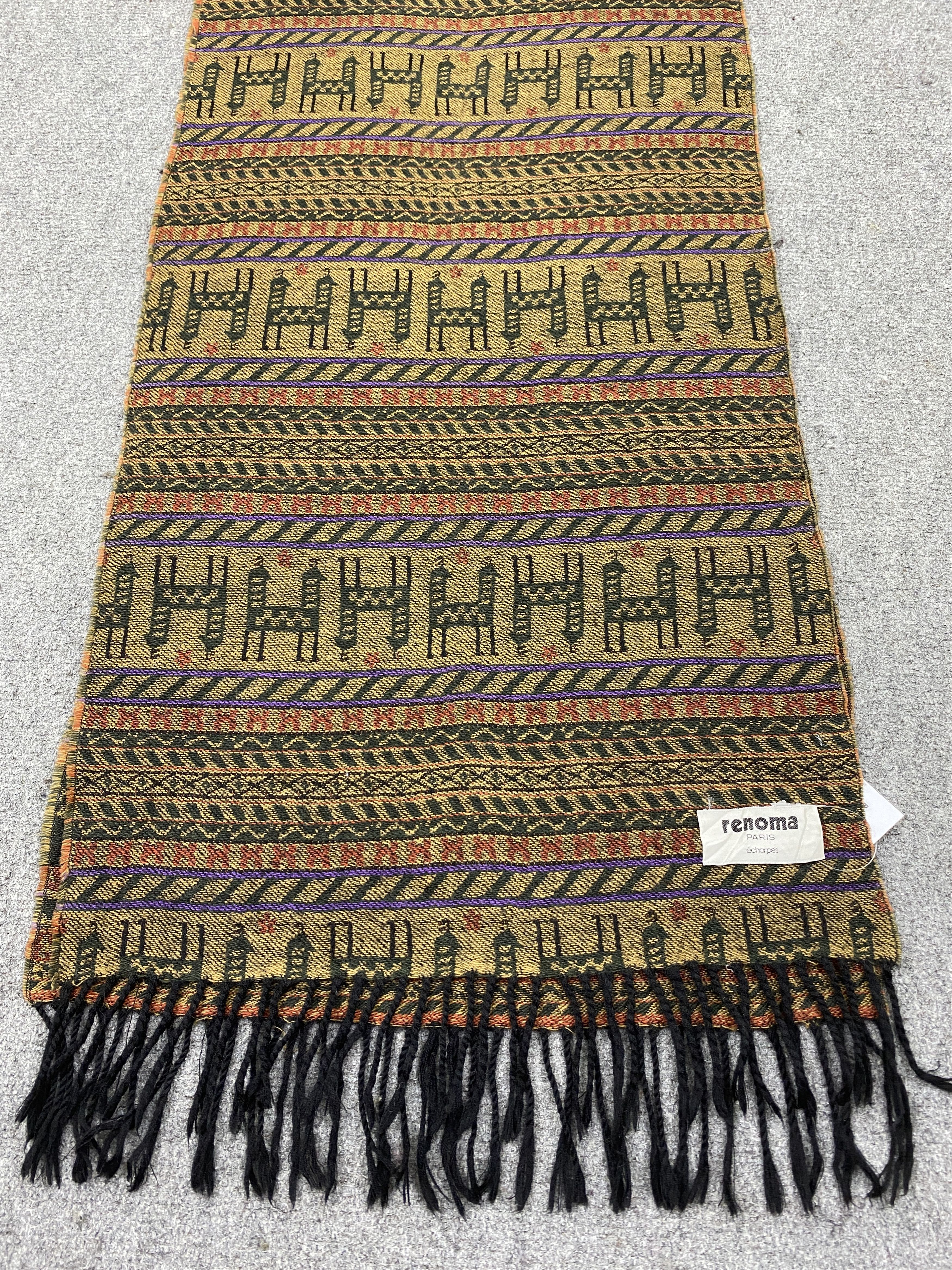 Renoma Renoma Paris Scarf / Muffler / Wool - SC0245 Size ONE SIZE - 4 Thumbnail