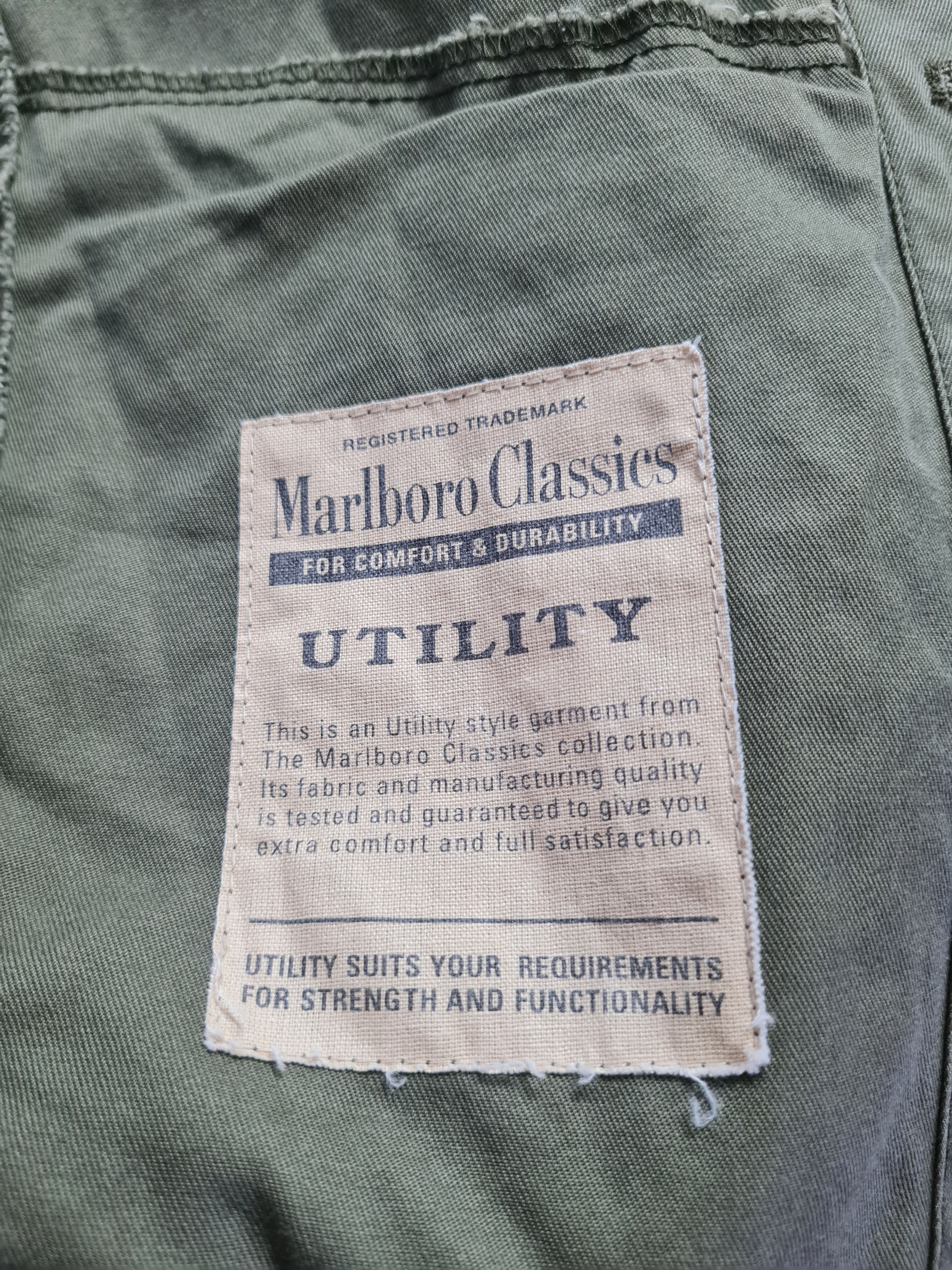 Marlboro Vintage rare military jacket Denim 90s Marlboro ARMY USA Size US S / EU 44-46 / 1 - 16 Thumbnail
