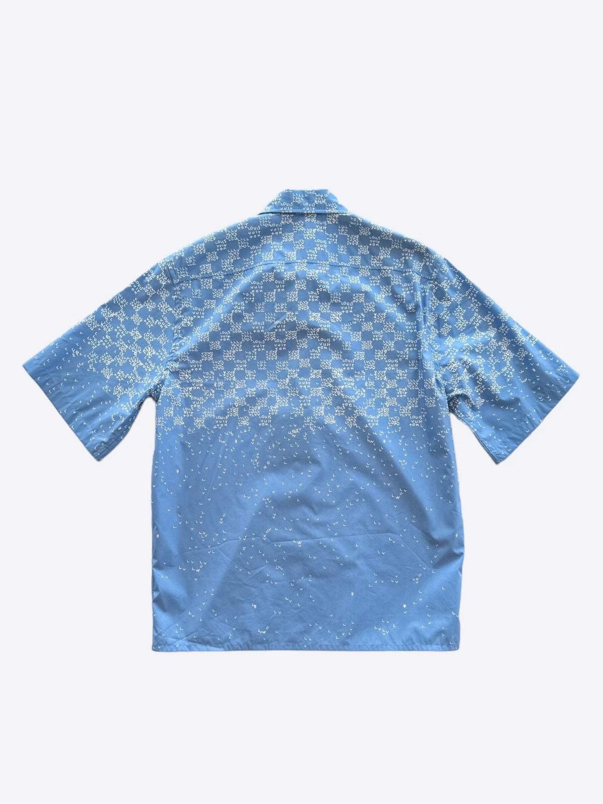 Louis Vuitton Louis Vuitton Blue LV Spread Damier Button Up Shirt Size US S / EU 44-46 / 1 - 2 Thumbnail