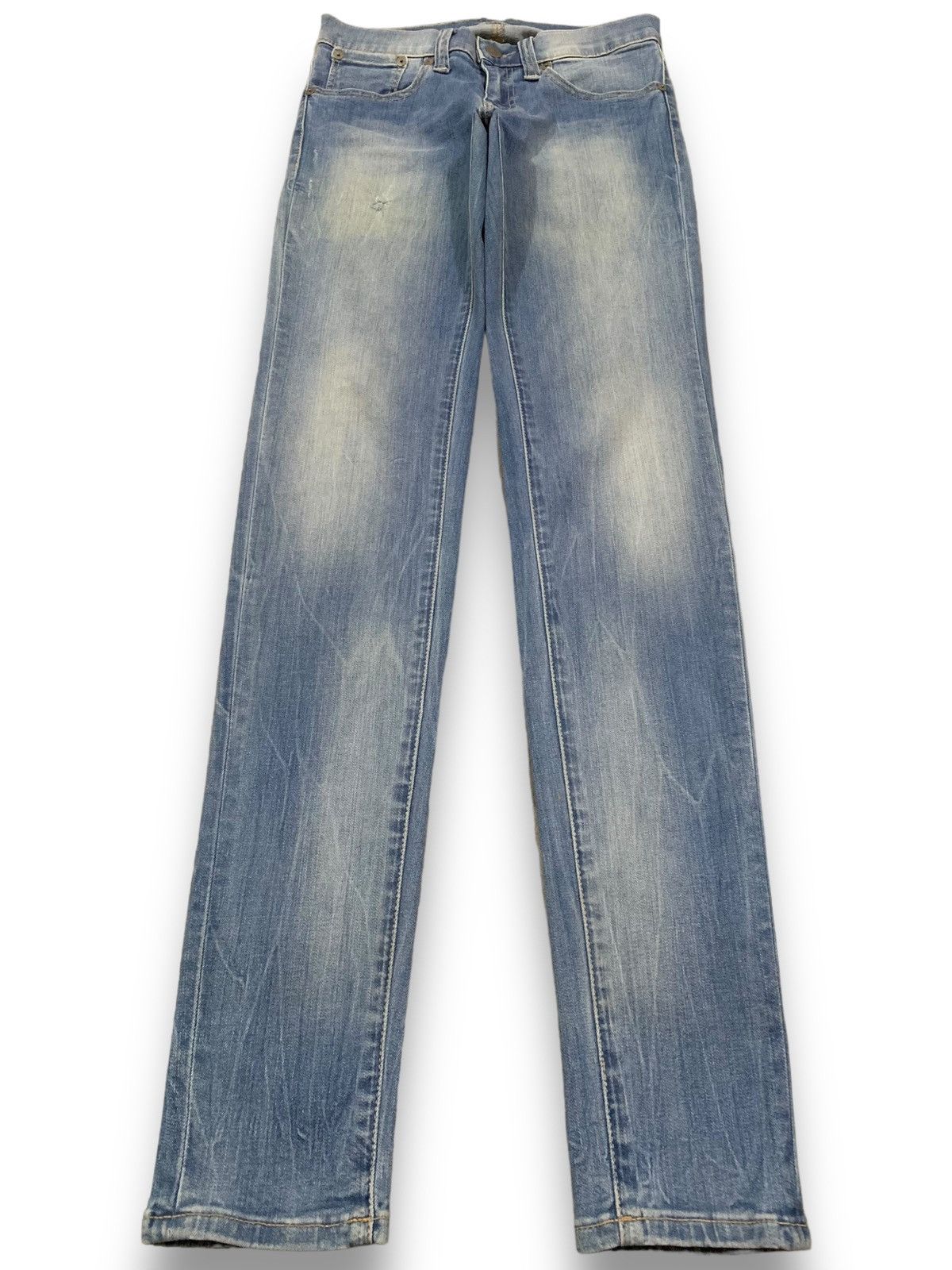 Ralph Lauren Vintage Ralph Lauren Skinny Blue Washed Jeans Size 26 Size 26" / US 2 / IT 38 - 1 Thumbnail