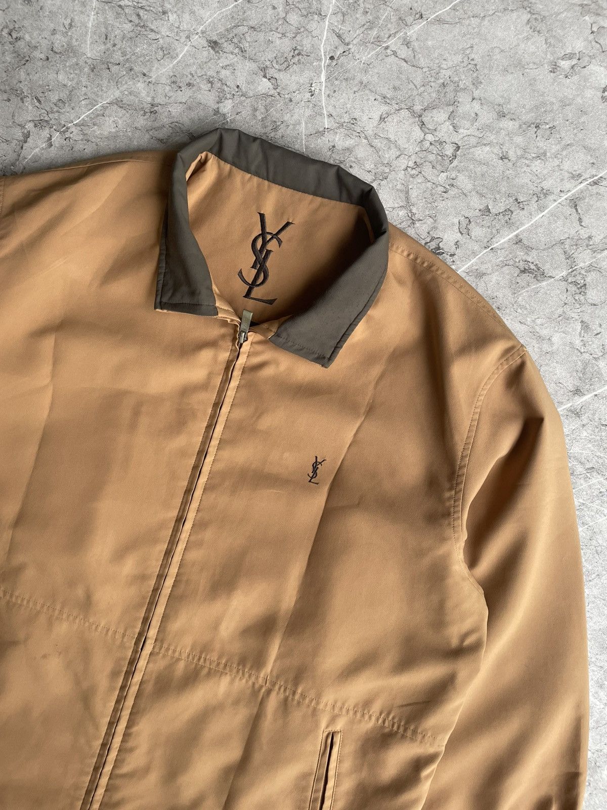 Saint Laurent Paris 🔥BIG LOGO🔥 Yves Saint Laurent Ysl jacket Size US L / EU 52-54 / 3 - 4 Thumbnail