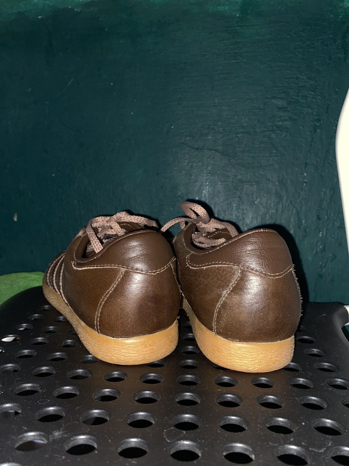 Adidas Vintage 2001Adidas Tobacco Brown Leather Suede Y2K Size US 6.5 / IT 36.5 - 5 Thumbnail