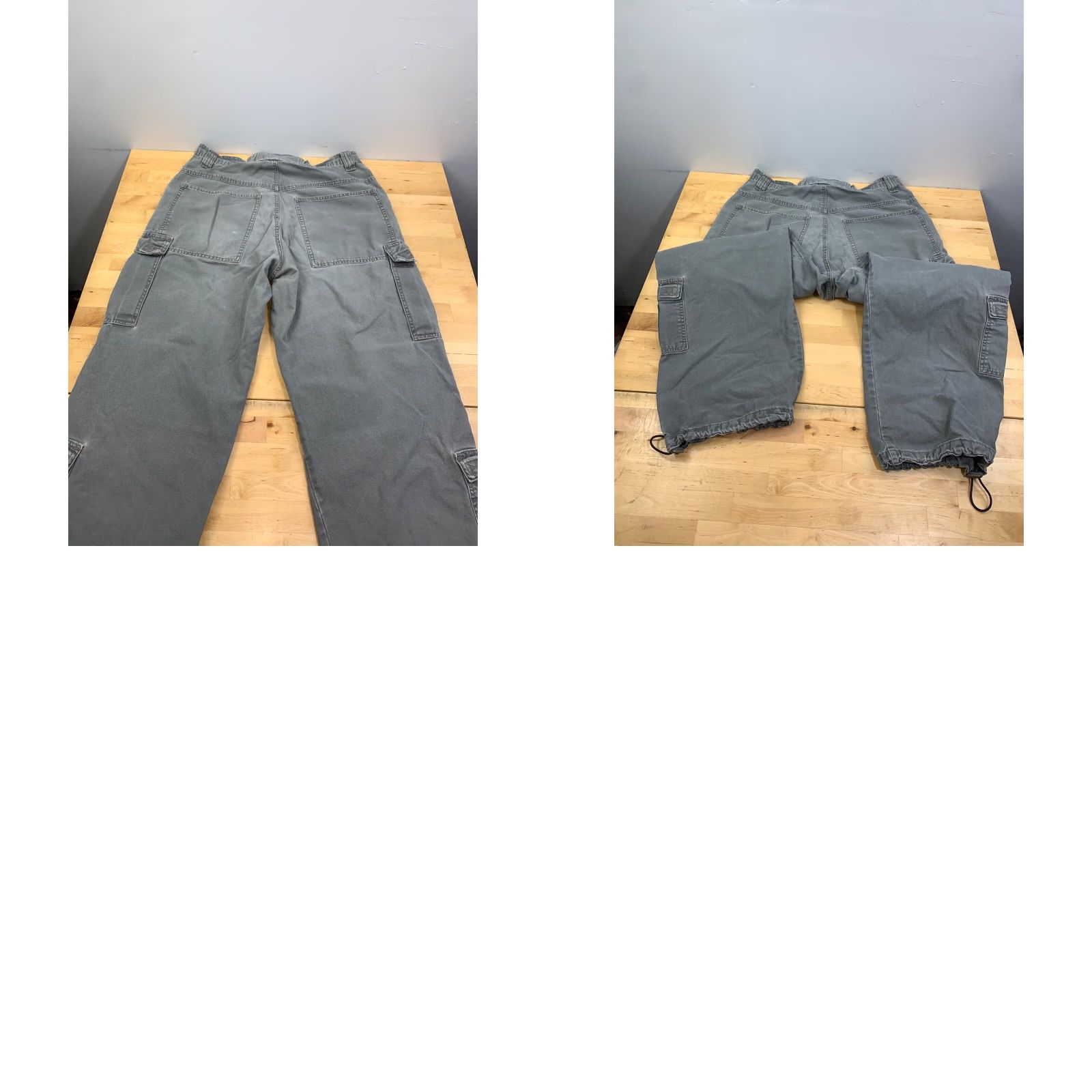 Vintage VINTAGE Canyon River Blues Double Cargo Jeans Mens 34x32 Baggy Y2K Green Gray 11182 Size US 34 / EU 50 - 9 Thumbnail