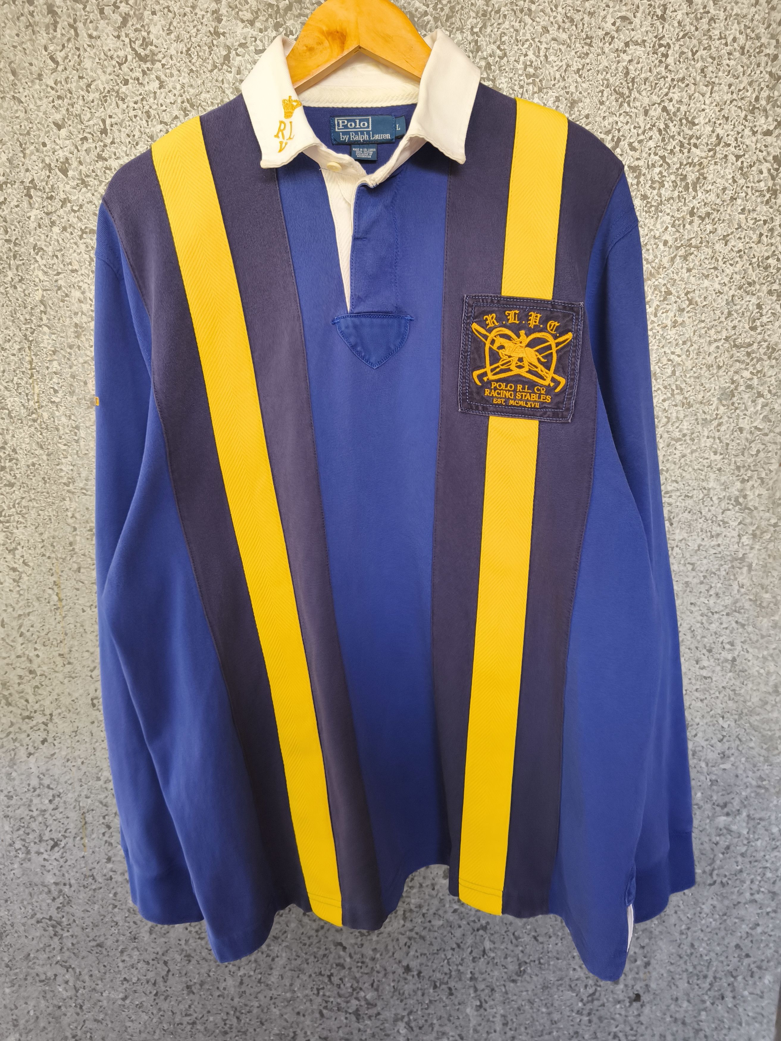 Polo Ralph Lauren 🔥 Rare Polo Ralph Lauren polos long sleeve Polo Rugby Size US L / EU 52-54 / 3 - 4 Thumbnail