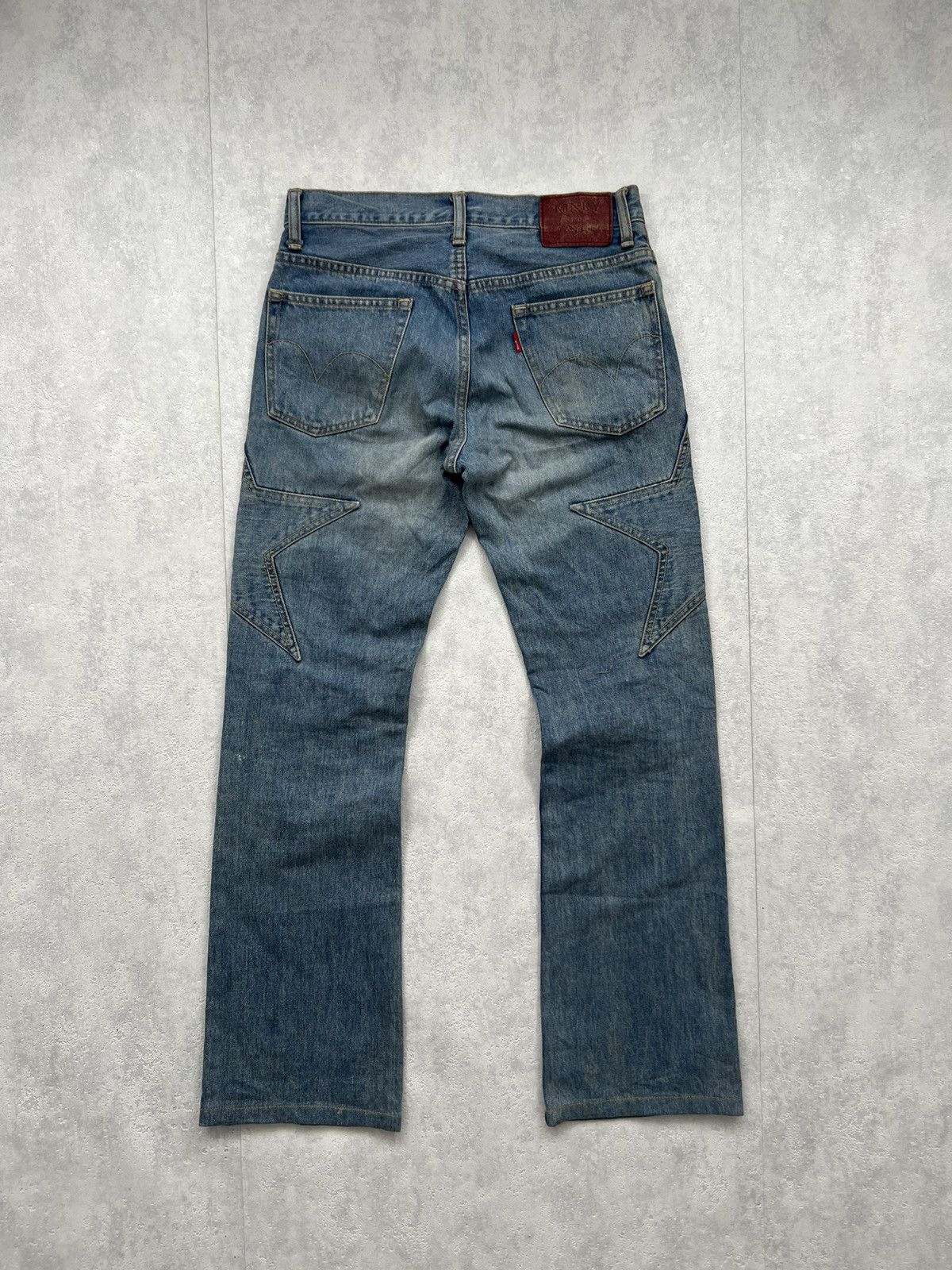 Hysteric Glamour HYSTERIC GLAMOUR KINKY STAR PATCH LOGO RARE Y2K JEANS Size US 30 / EU 46 - 2 Thumbnail