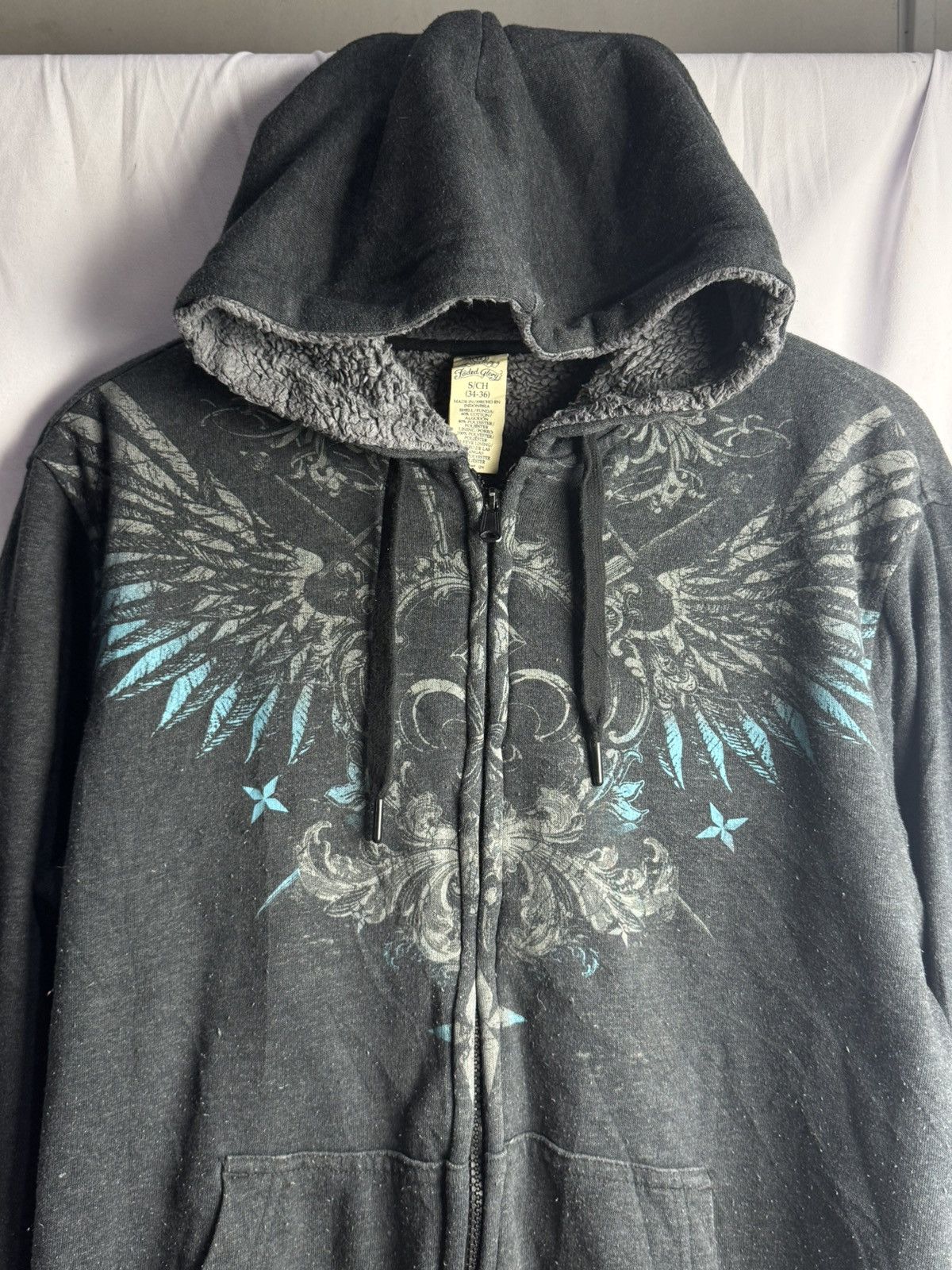If Six Was Nine × Japanese Brand × Le Grande Bleu (L.G.B.) Japanese Faded Glory Hoodie Ifsix Lgb Styled Size US M / EU 48-50 / 2 - 2 Thumbnail