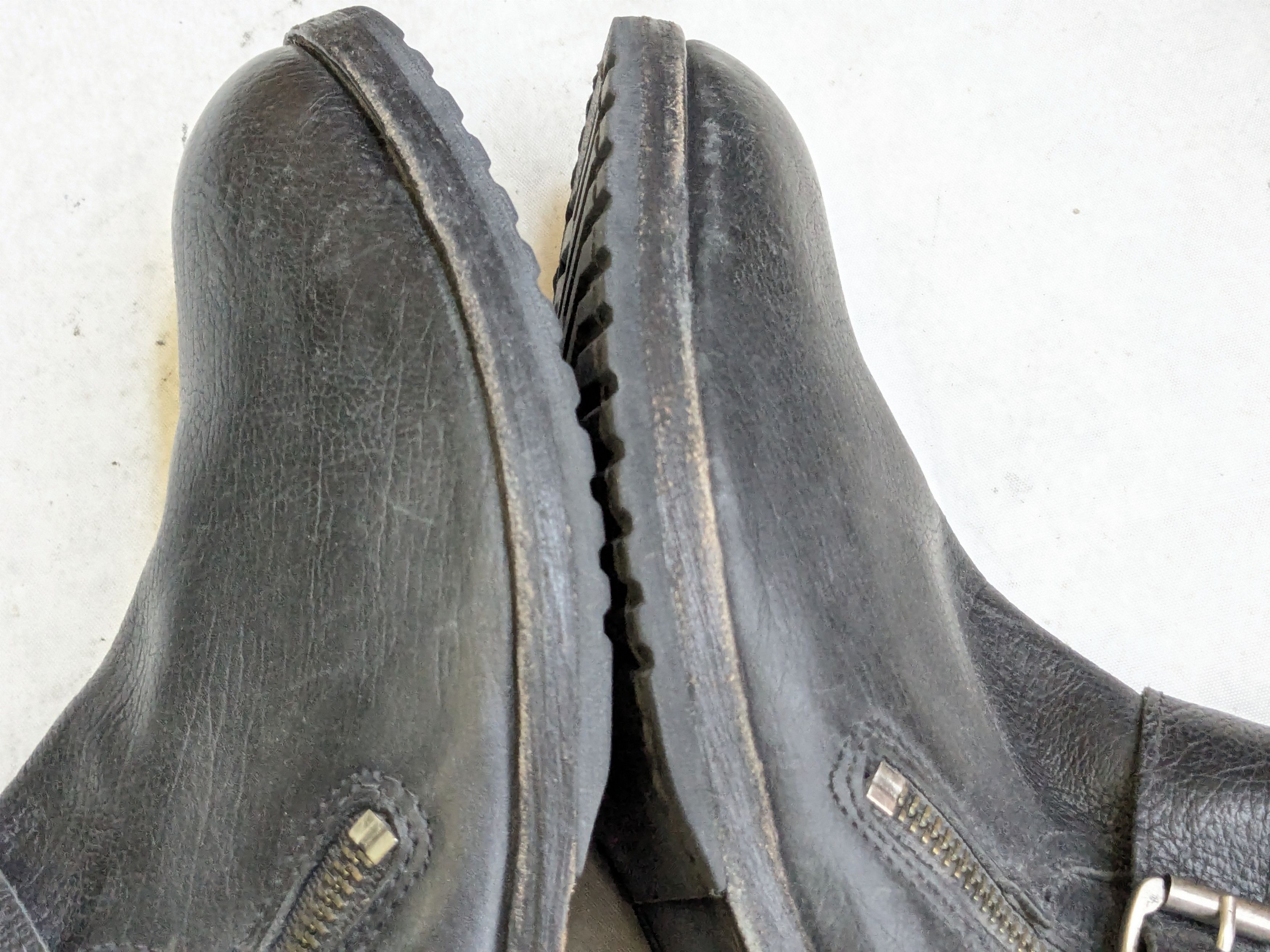 Frye Frye Engineer Boots Black Leather 10.5 M Leather Buckle Size US 10.5 / EU 43-44 - 7 Thumbnail