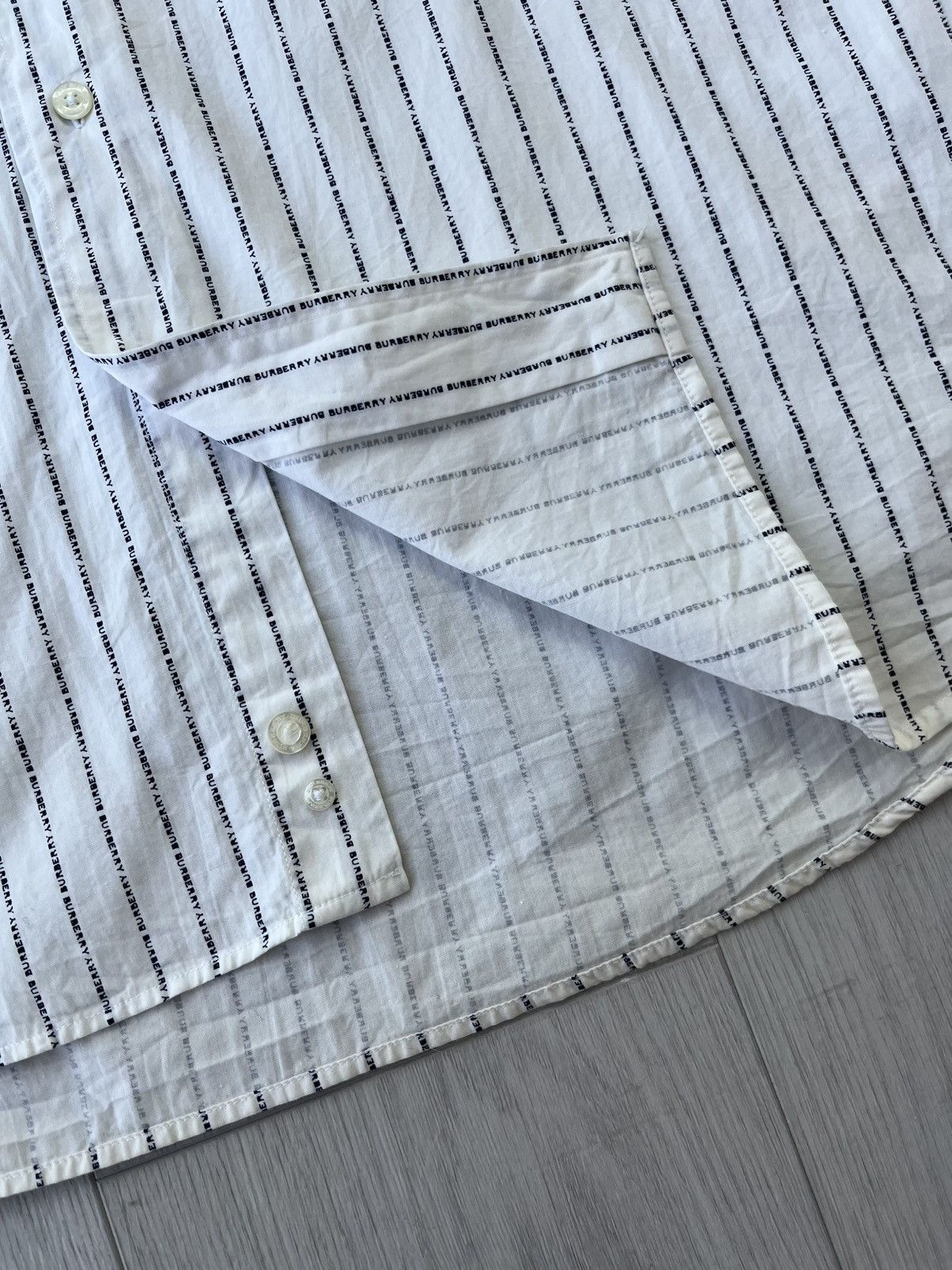 Burberry Vintage Burberry Monogram Shirt Button Ups Nova Check Rare Size US XL / EU 56 / 4 - 7 Thumbnail