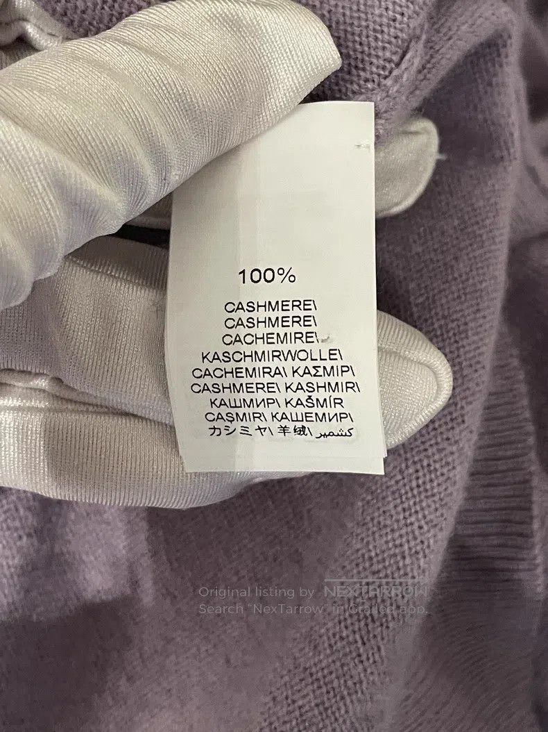 Brunello Cucinelli Brunello Cucinelli Lavender Cashmere Cardigan Size S / US 4 / IT 40 - 4 Thumbnail