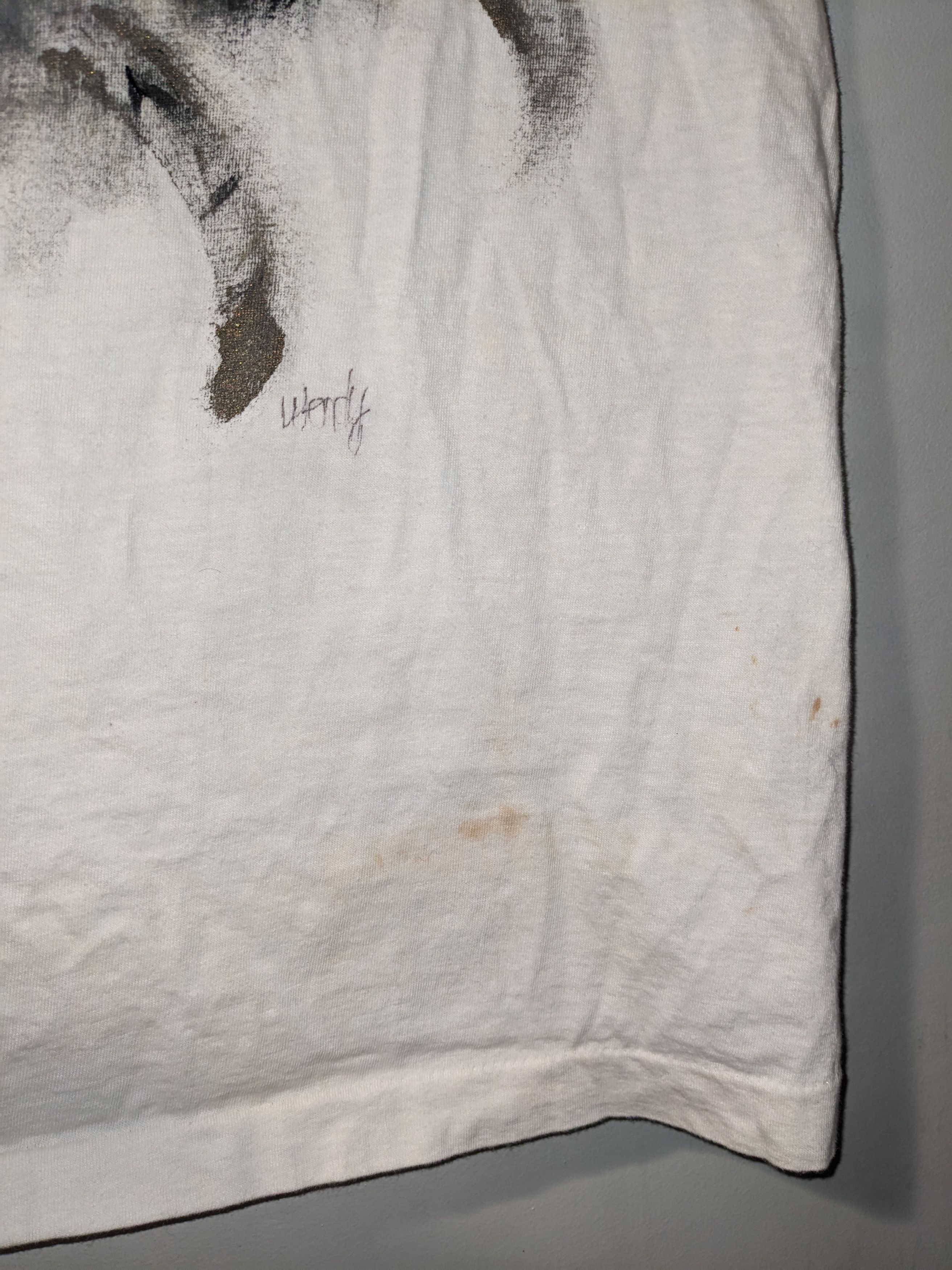 Vintage Vintage 80s Tiger Animal Nature Custom Painted Water T-Shirt Size US M / EU 48-50 / 2 - 6 Thumbnail