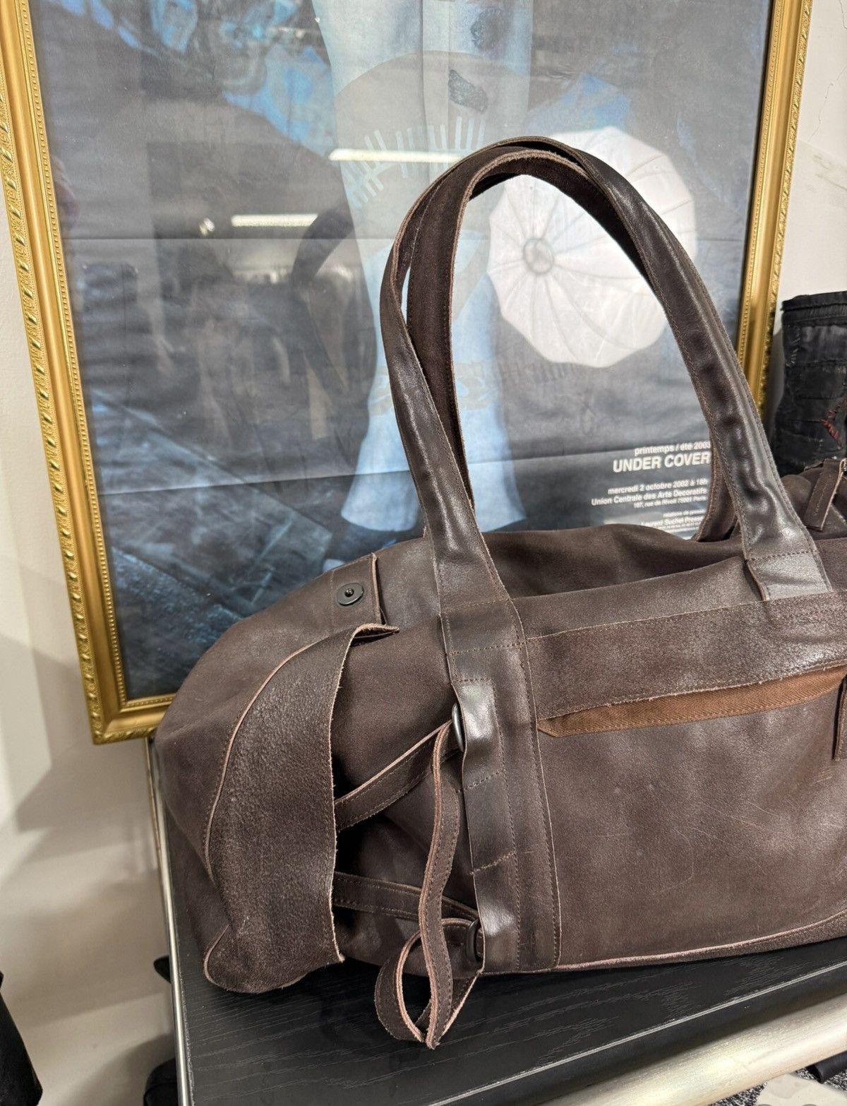 Yohji Yamamoto Yohji Yamamoto Y's for Men Large Deconstructed Boston Bag Size ONE SIZE - 2 Thumbnail