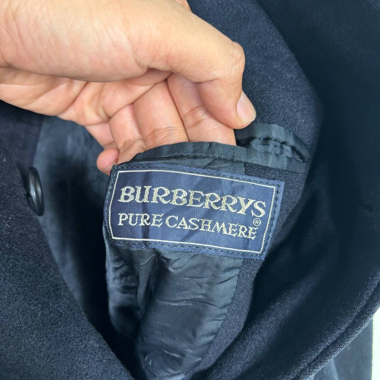 Burberry Burberry Cashmere Long Jacket Trench Coat Black Size US L / EU 52-54 / 3 - 7 Thumbnail