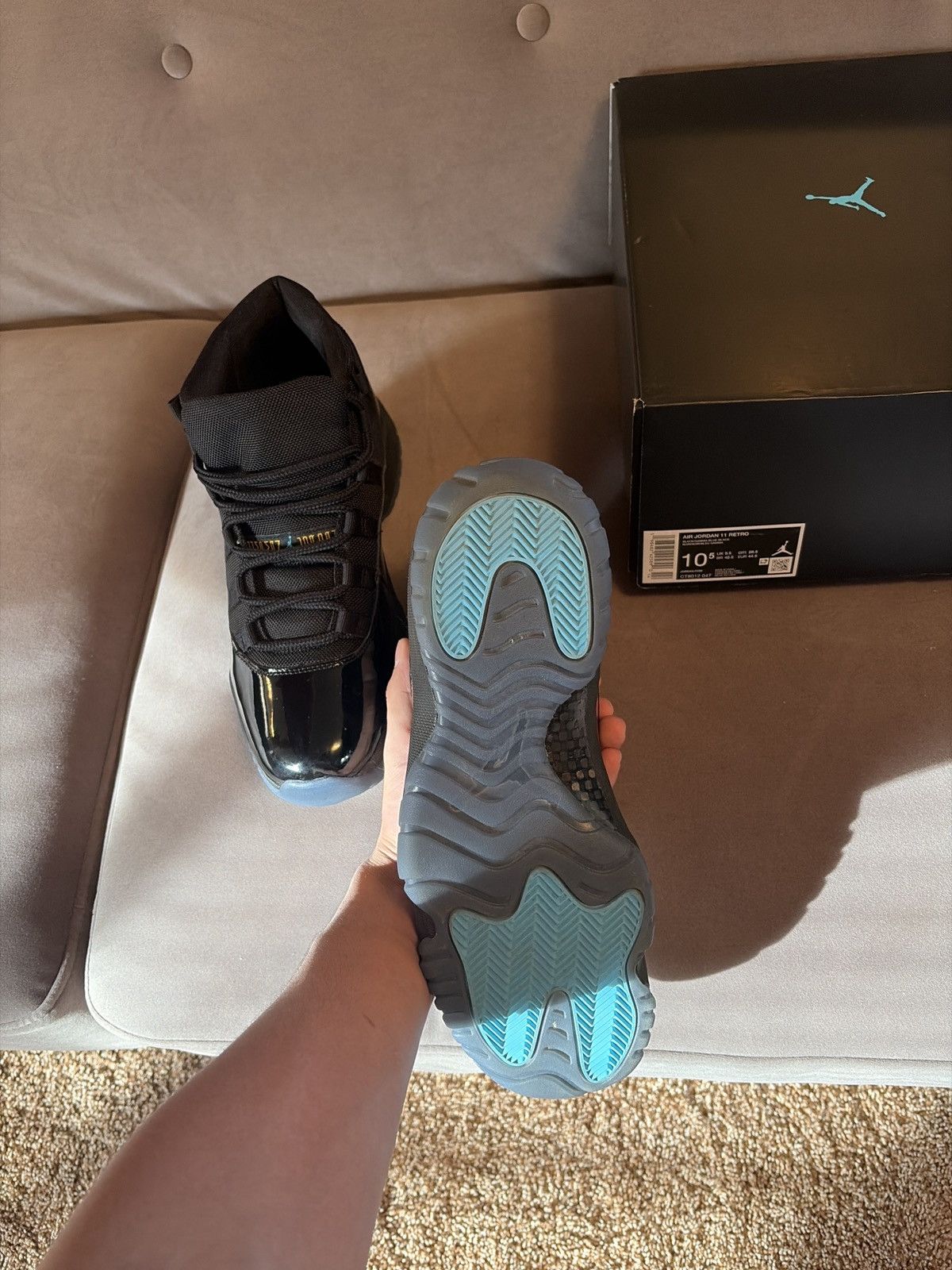 Jordan Brand Jordan 11 Retro ‘Gamma Blue’ Size US 10.5 / EU 43-44 - 2 Thumbnail