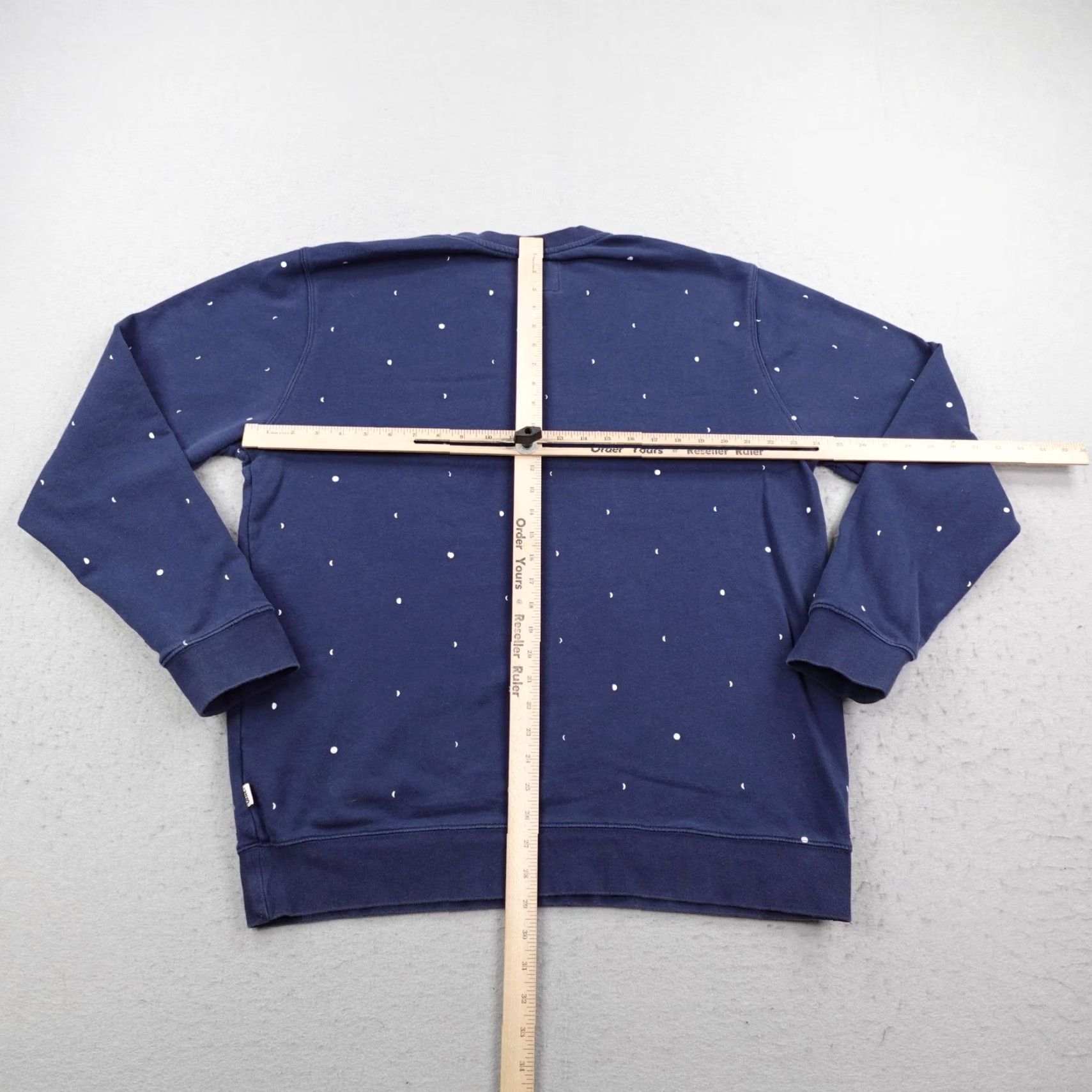 Vans VANS Sweatshirt Mens XL Blue Chima Ferguson Wolf Moon Crewneck Pullover Skater Graphic Print Wolf Logo Ready for Skateboarding Mens Size US XL / EU 56 / 4 - 5 Thumbnail