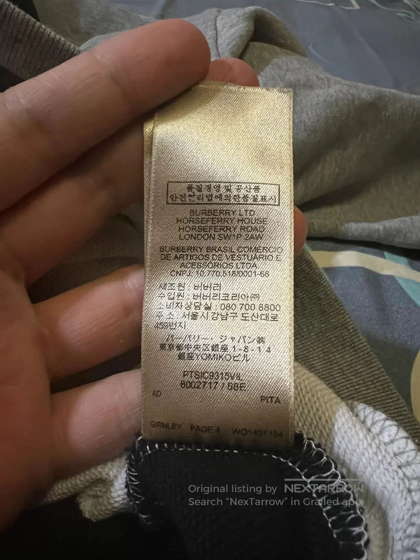 Burberry Burberry Spliced Color Warhorse Embroidery Sweater. Size US XL / EU 56 / 4 - 9 Thumbnail