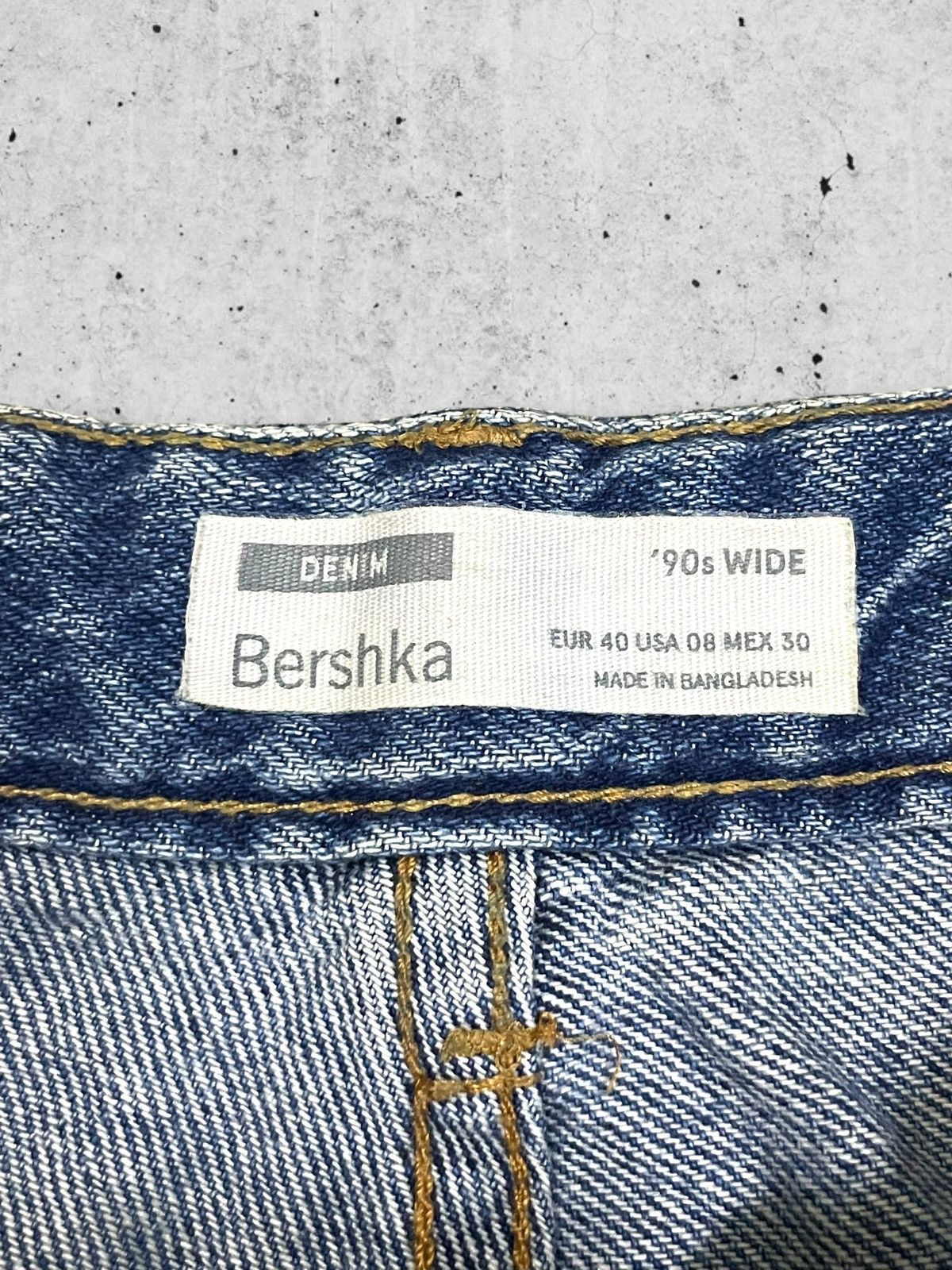 Japanese Brand Japanese Denim Baggy 90s Wide Leg Ripped Blue Straight Jeans Size US 30 / EU 46 - 13 Thumbnail