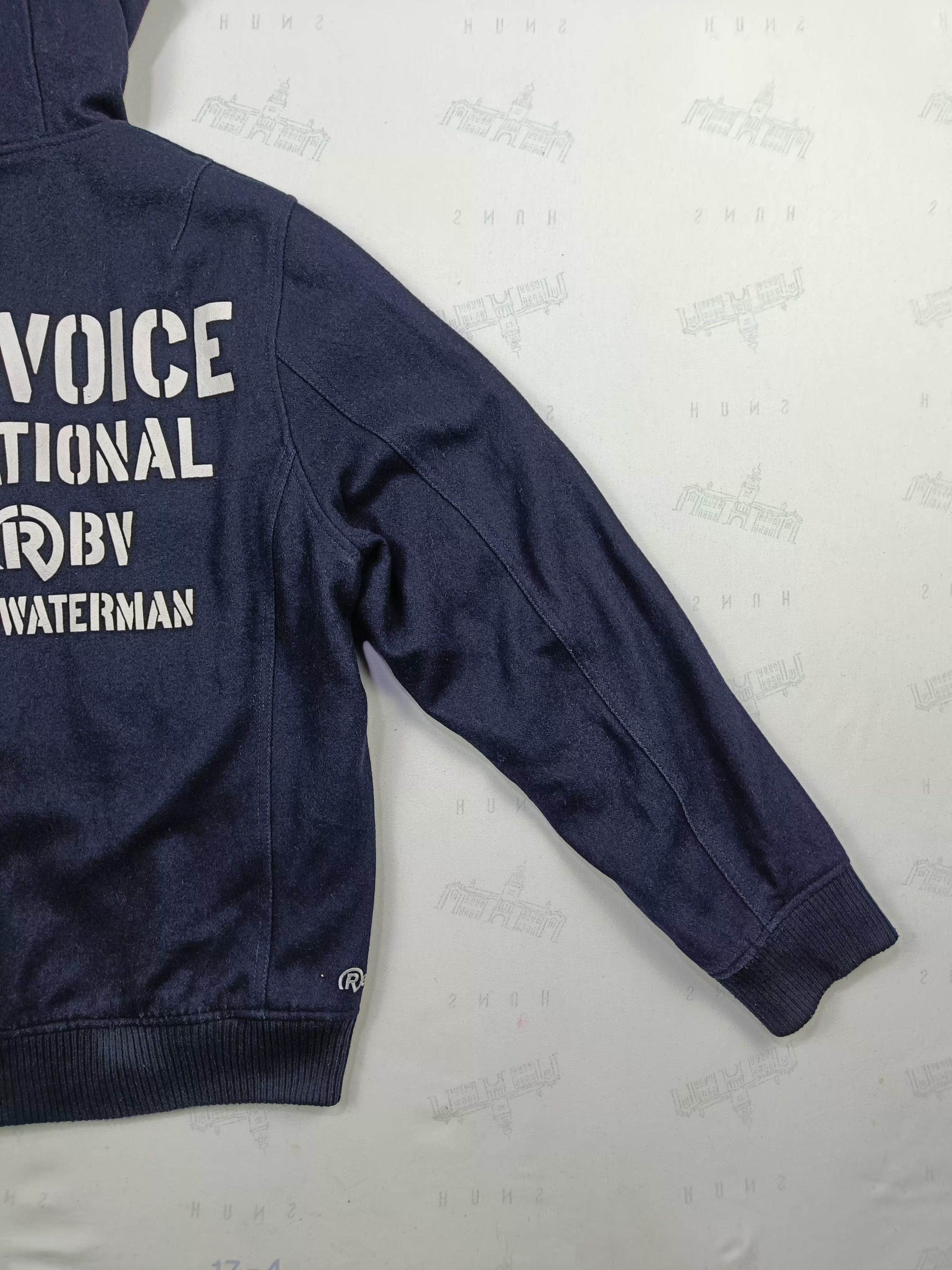 Japanese Brand Hype🔥RealBvoice Wool Zipper Hoodie Jacket Size US L / EU 52-54 / 3 - 3 Thumbnail