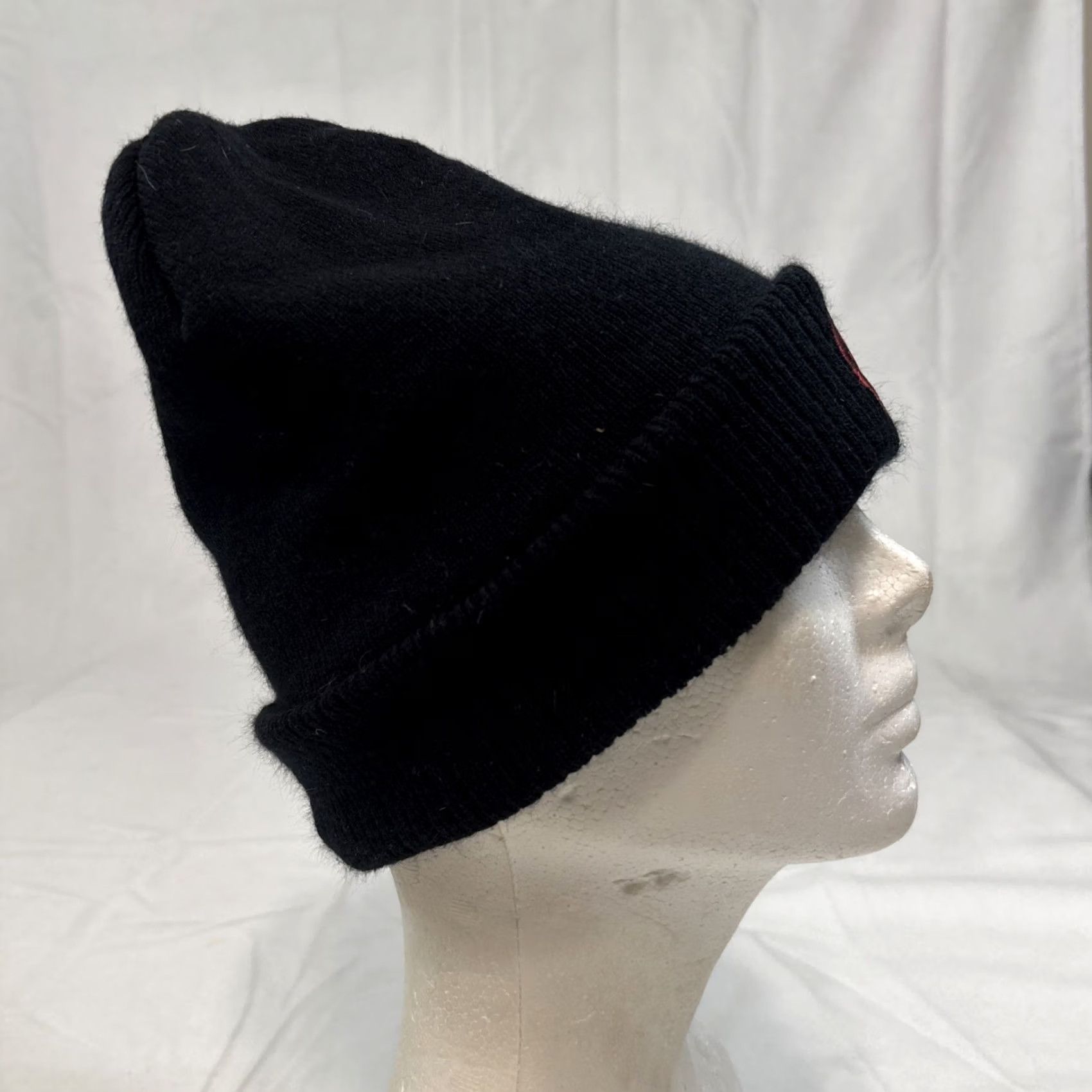 Vintage Canada Weather Gear Beanie Hat Unisex OS Black Knit Cuffed Lined Lightweight Breathable Packable Outdoor Holiday Mens Womens Boys Girls Size ONE SIZE - 3 Thumbnail