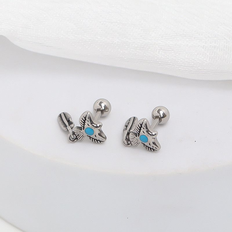Jewelry New Trend Earrings One Pairs Chrome Jewelry Size ONE SIZE - 3 Thumbnail