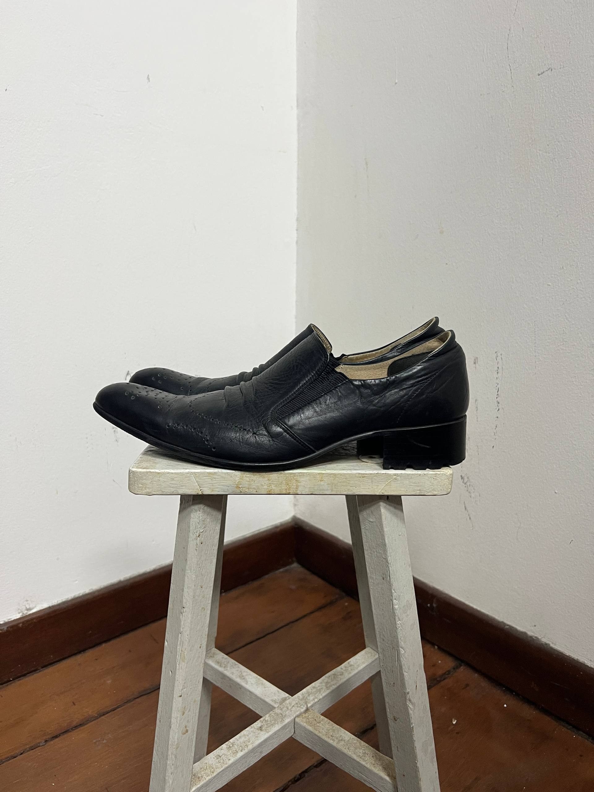 Yohji Yamamoto SS07 Yohji Yamamoto X Hiromu Takahara Pointed Toe Derby Size US 9 / EU 42 - 3 Thumbnail