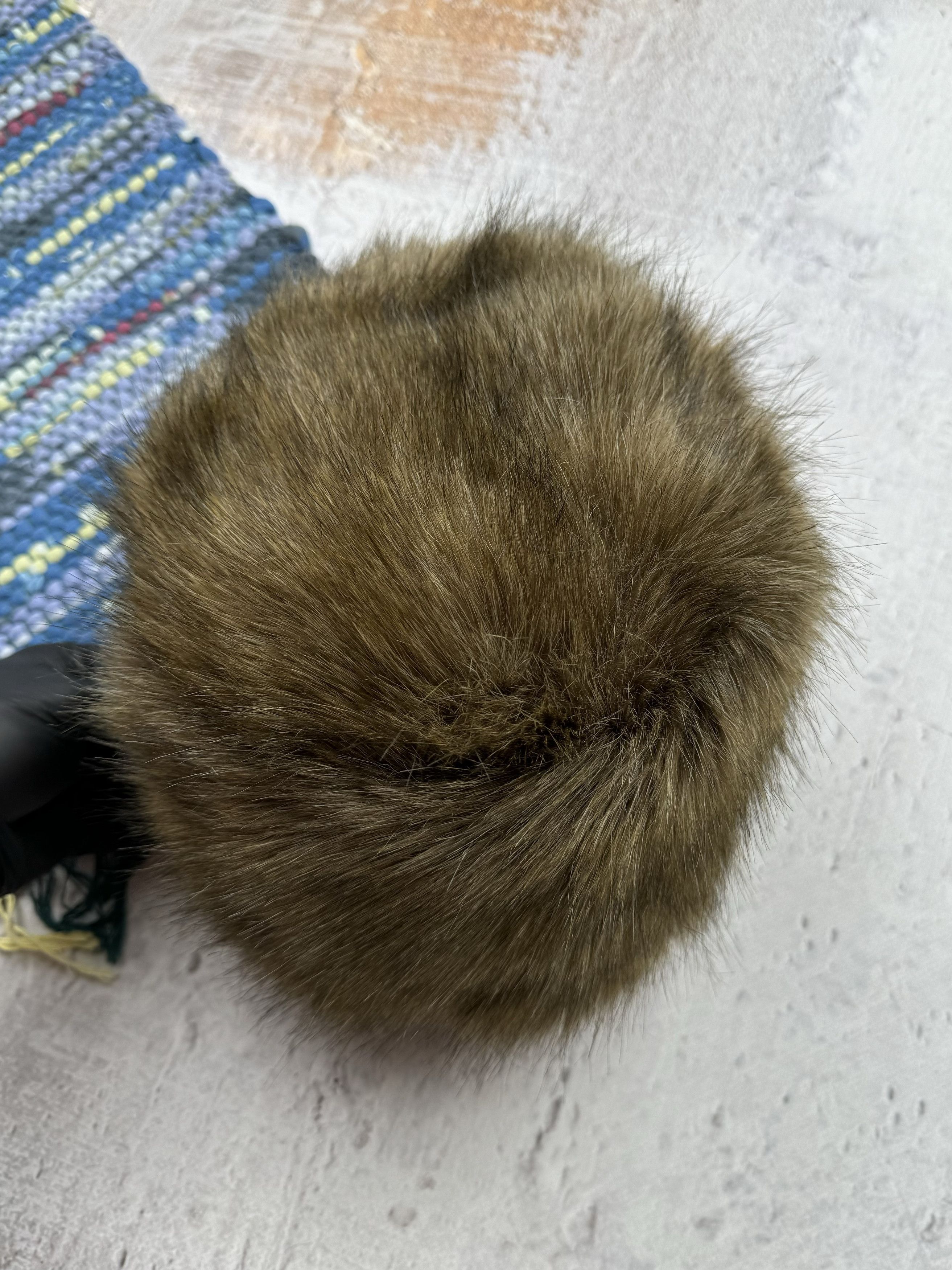 Vintage Vintage Faux Fur Hat A731(357) Size ONE SIZE - 4 Thumbnail