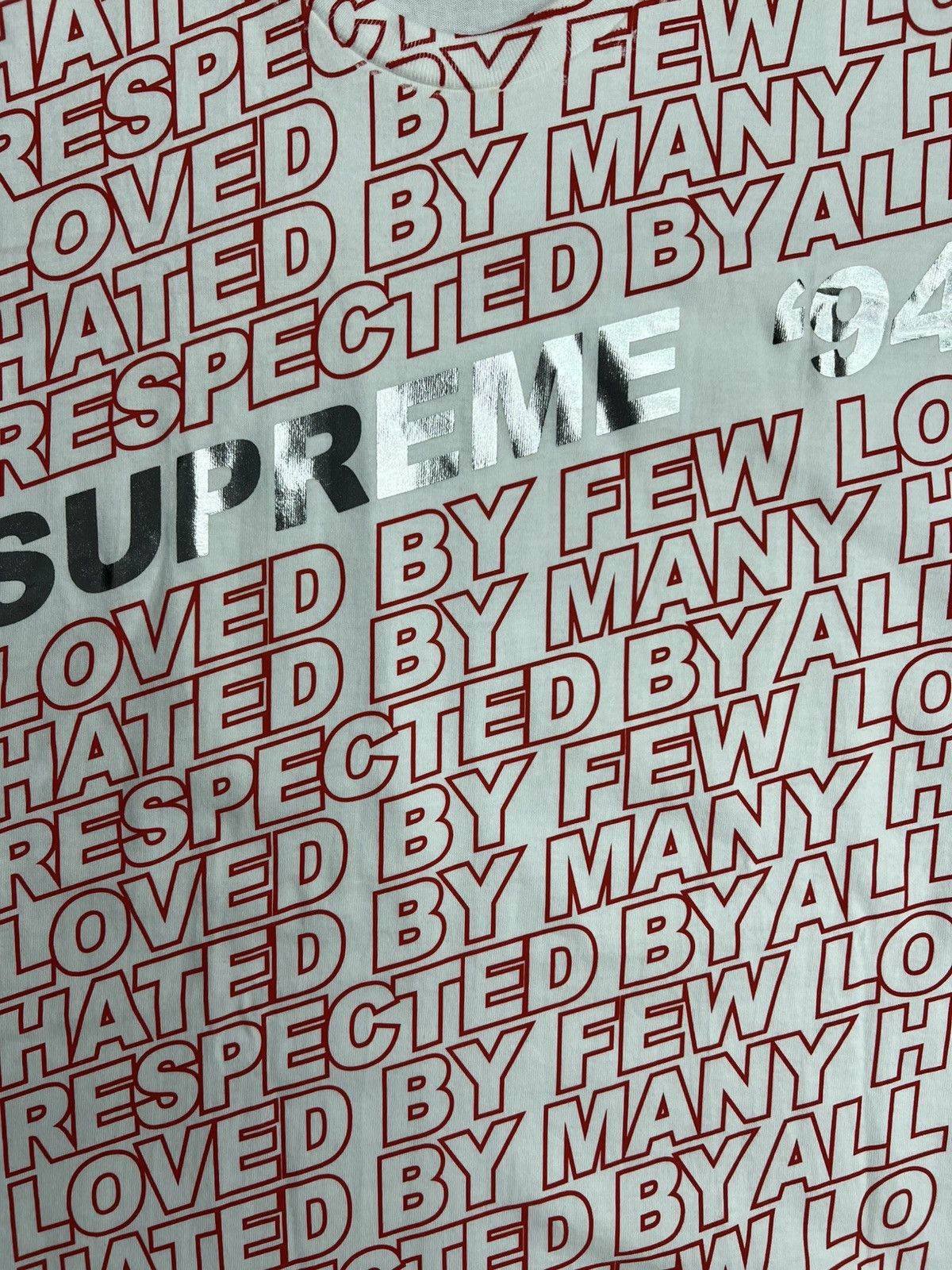Supreme Supreme Respected T-Shirt Size US S / EU 44-46 / 1 - 2 Thumbnail