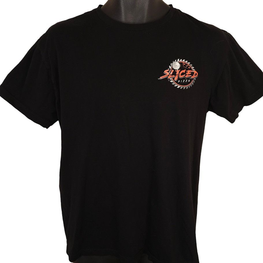 Other Sliced Pizza T Shirt Mens Size Large Black Hot Like Hell Size US L / EU 52-54 / 3 - 2 Thumbnail