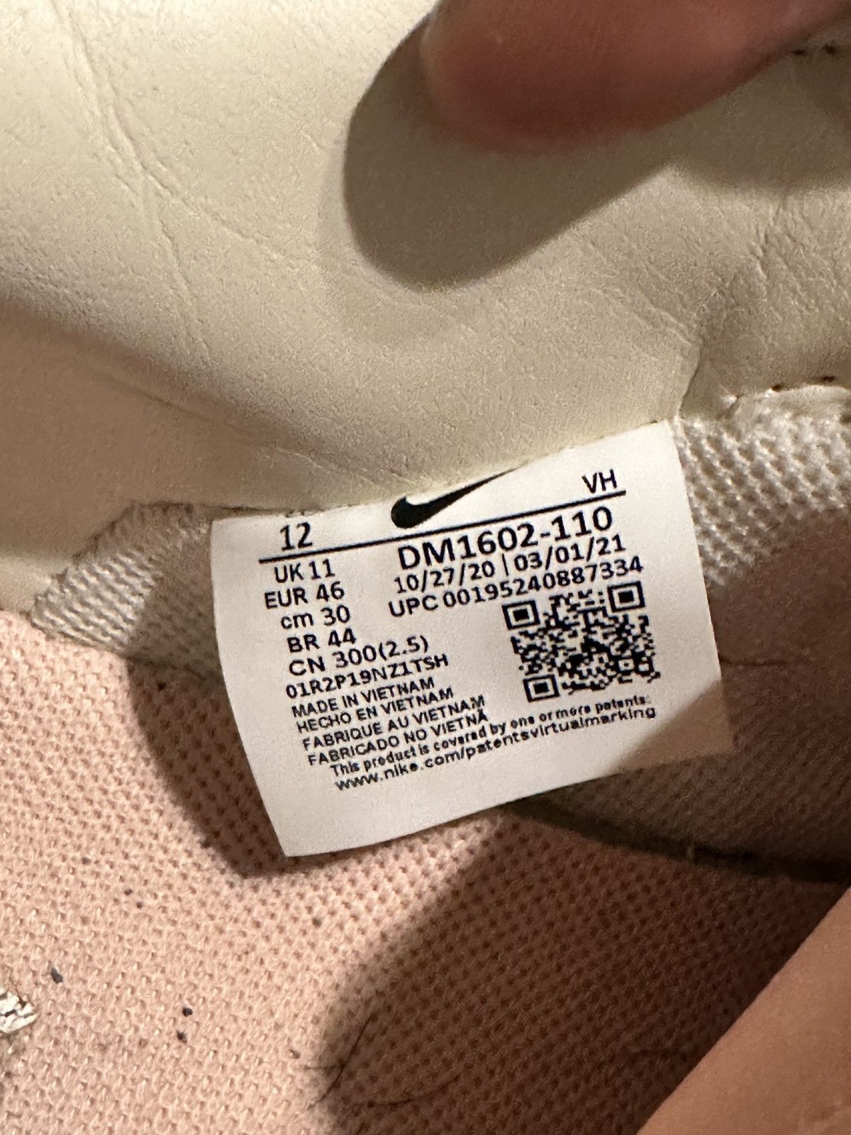 Nike × Off-White Off white x Nike dunk 06/50 size 12 Size US 12 / EU 45 - 6 Thumbnail