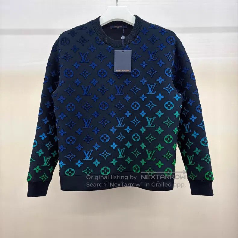 Louis Vuitton Louis Vuitton Flocked Old Flower Gradient Colorful Full Pr Size US M / EU 48-50 / 2 - 1 Thumbnail