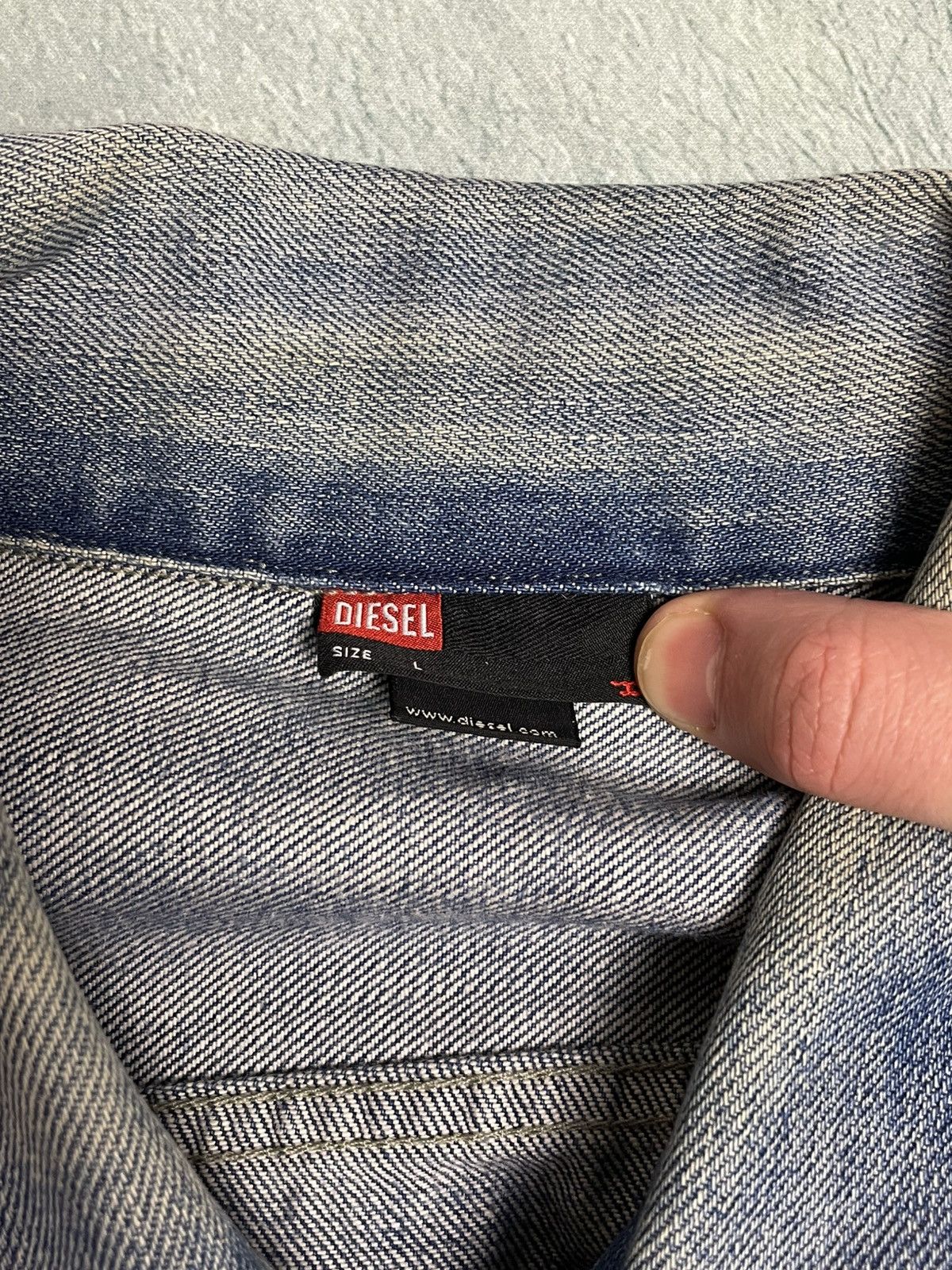 Diesel × Vintage Diesel denim jacket vintage Size US L / EU 52-54 / 3 - 7 Thumbnail