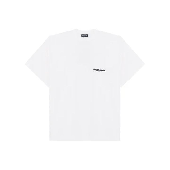 Balenciaga Balenciaga FW22 Logo Print White T-Shirt Size US M / EU 48-50 / 2 - 1 Thumbnail