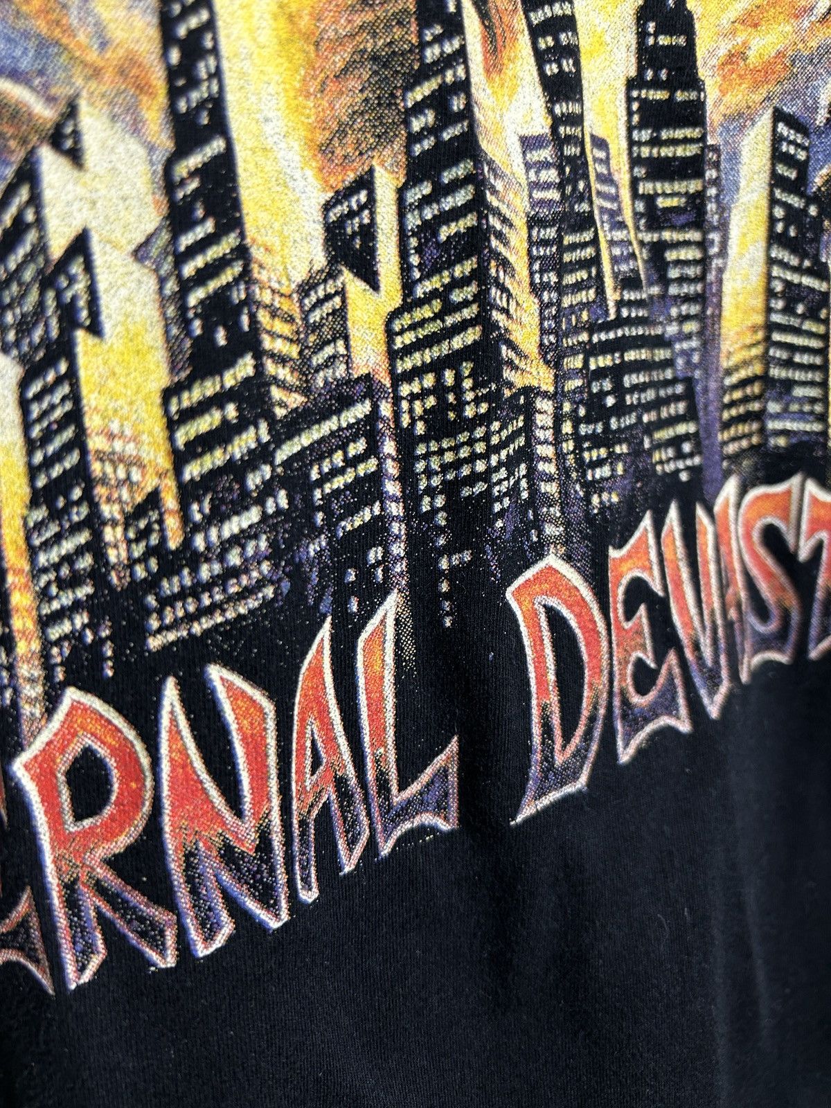 Band Tees Vintage Destruction Eternal Devastation Thrash Metal Band T Size US XL / EU 56 / 4 - 3 Thumbnail