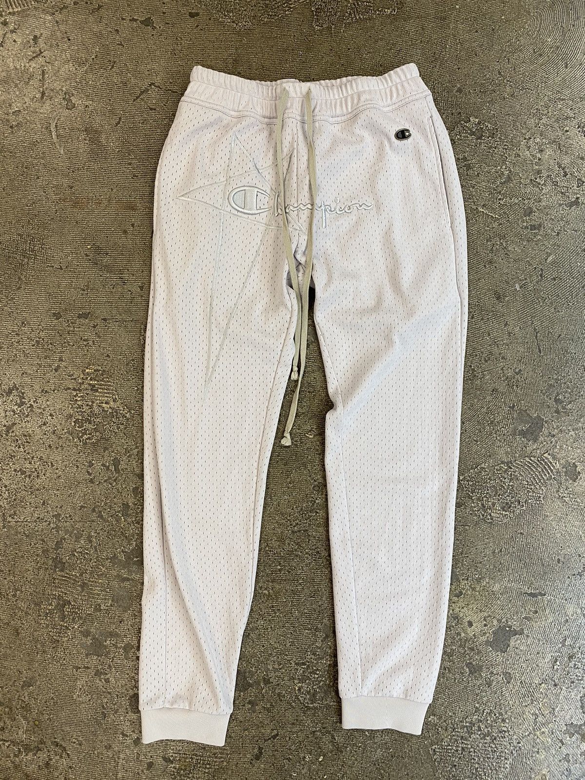 Champion Rick Owens Rick Owen s X Champion Mesh Pants Joggers X SMALL Grailed