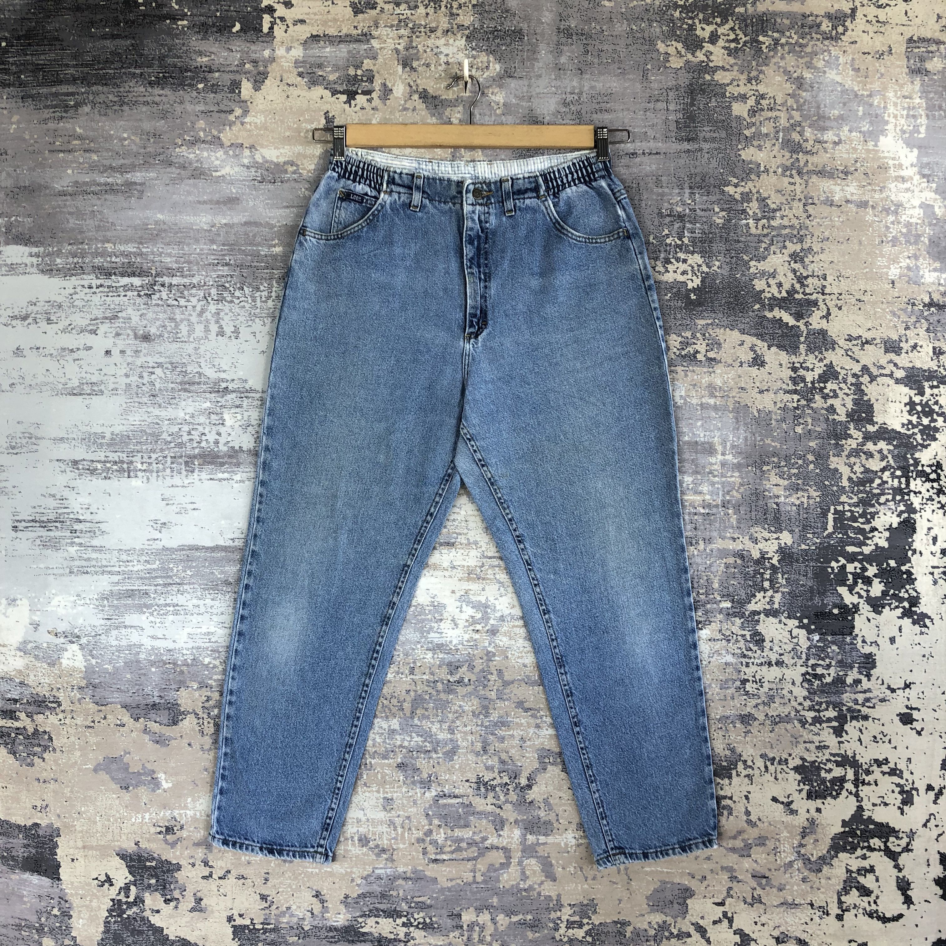 Lee Vintage 90s Lee Sun Faded Jeans Baggy Lee Faded Blue Denim Size US 30 / EU 46 - 1 Thumbnail
