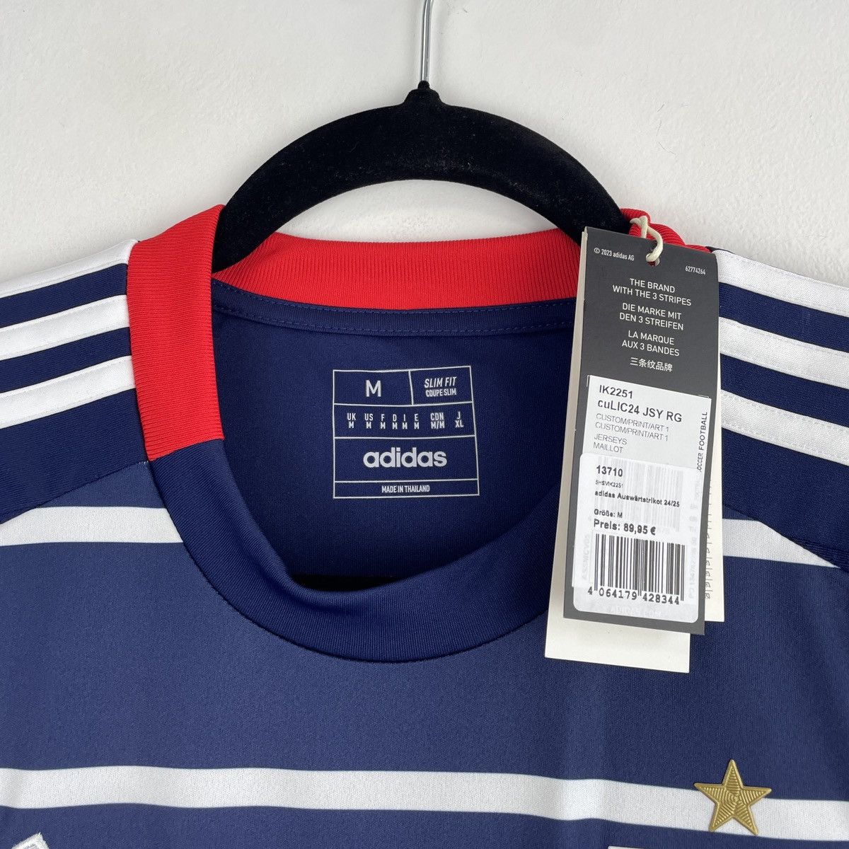 Adidas Hamburg SV Away Adidas Men’s Jersey Shirt 2024/2025 size M Size US M / EU 48-50 / 2 - 3 Thumbnail