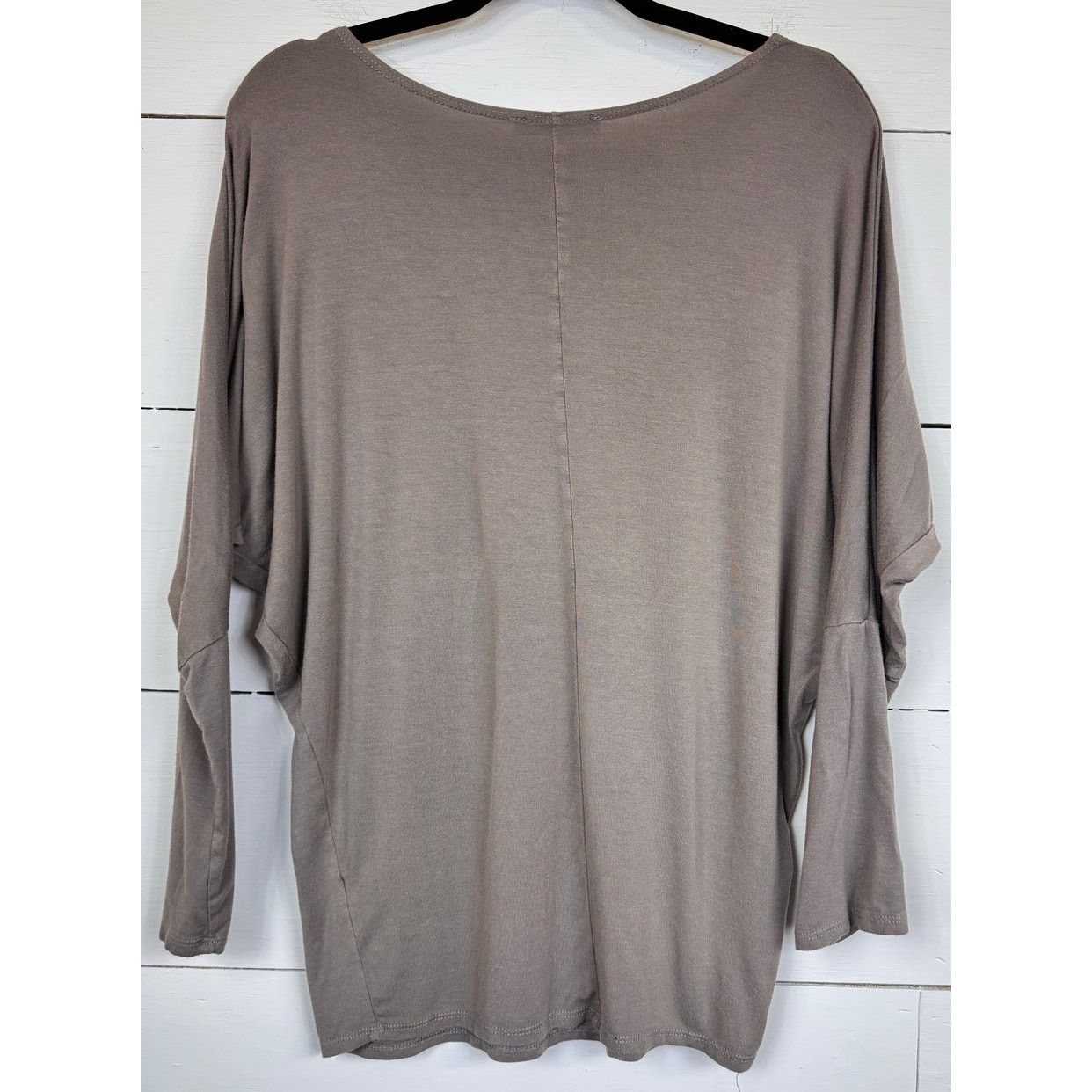 Other Emma's Closet Brown Long Sleeve Blouse Women's Size Medium Size M / US 6-8 / IT 42-44 - 2 Thumbnail